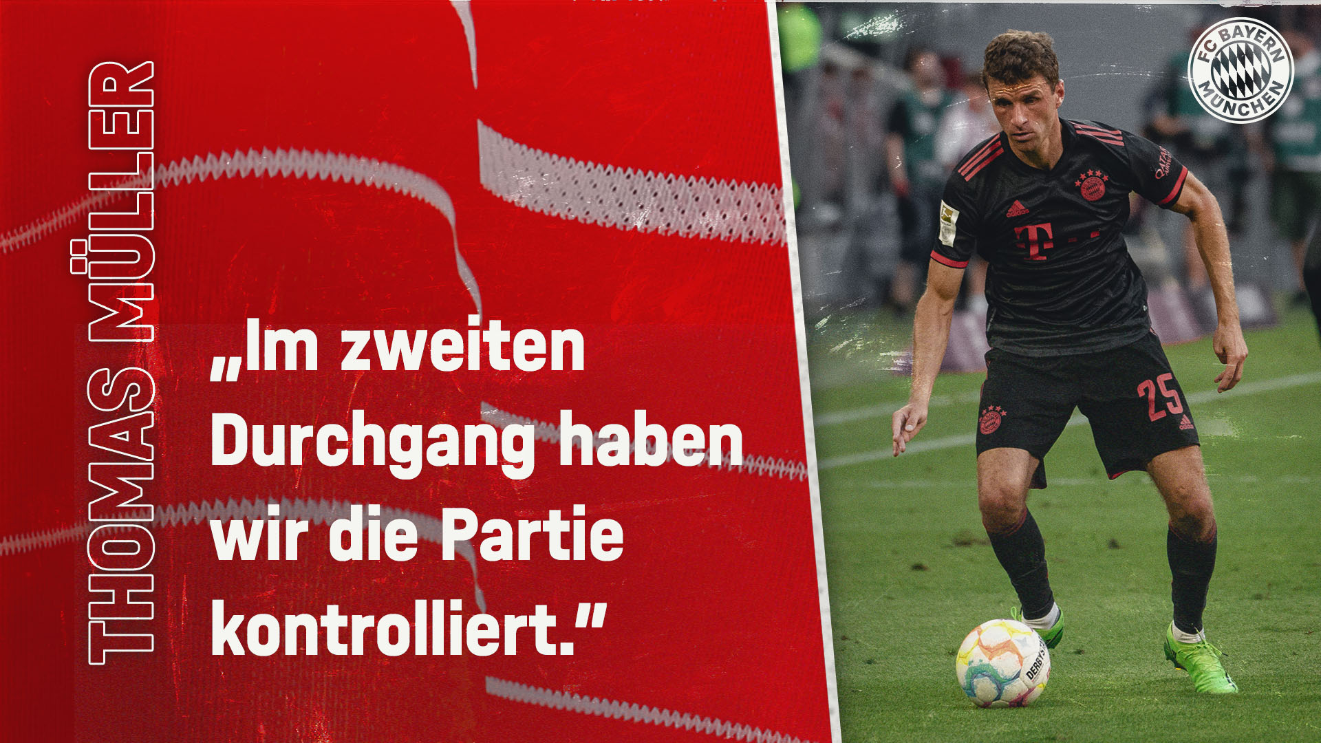 Thomas Müller zum Sieg gegen Wolfsburg