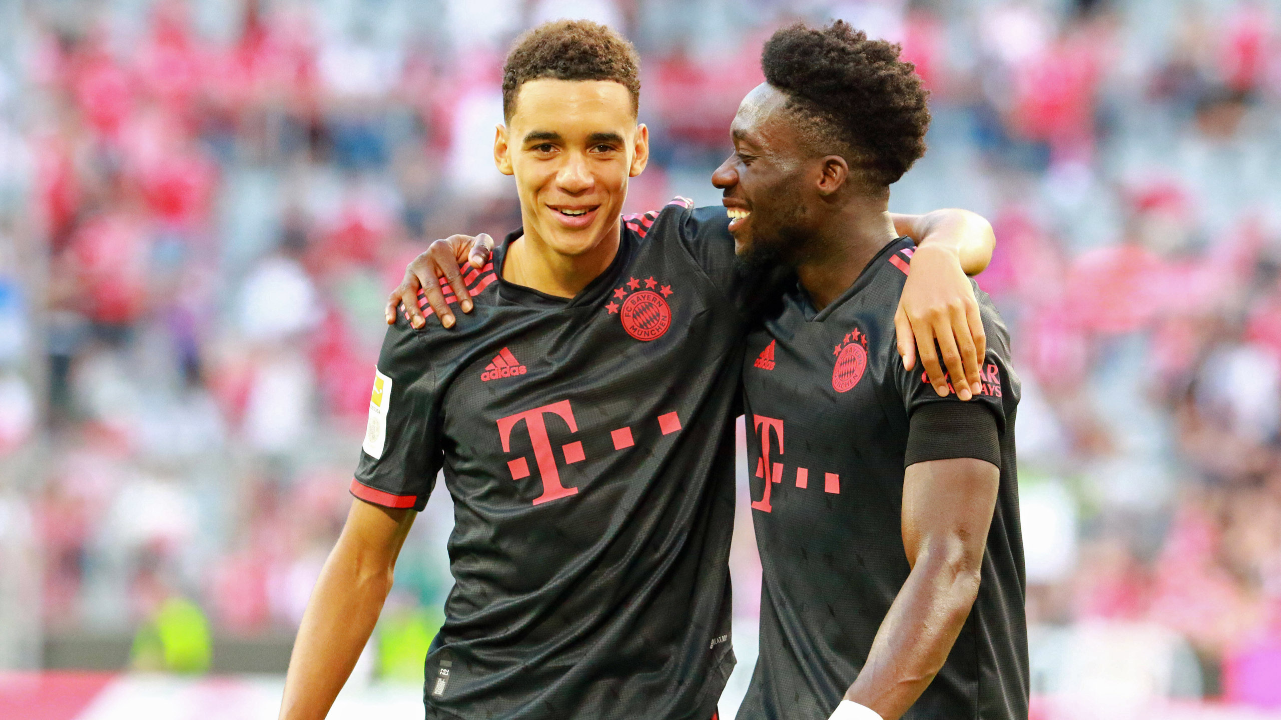 Jamal Musiala, Alphonso Davies, FC Bayern