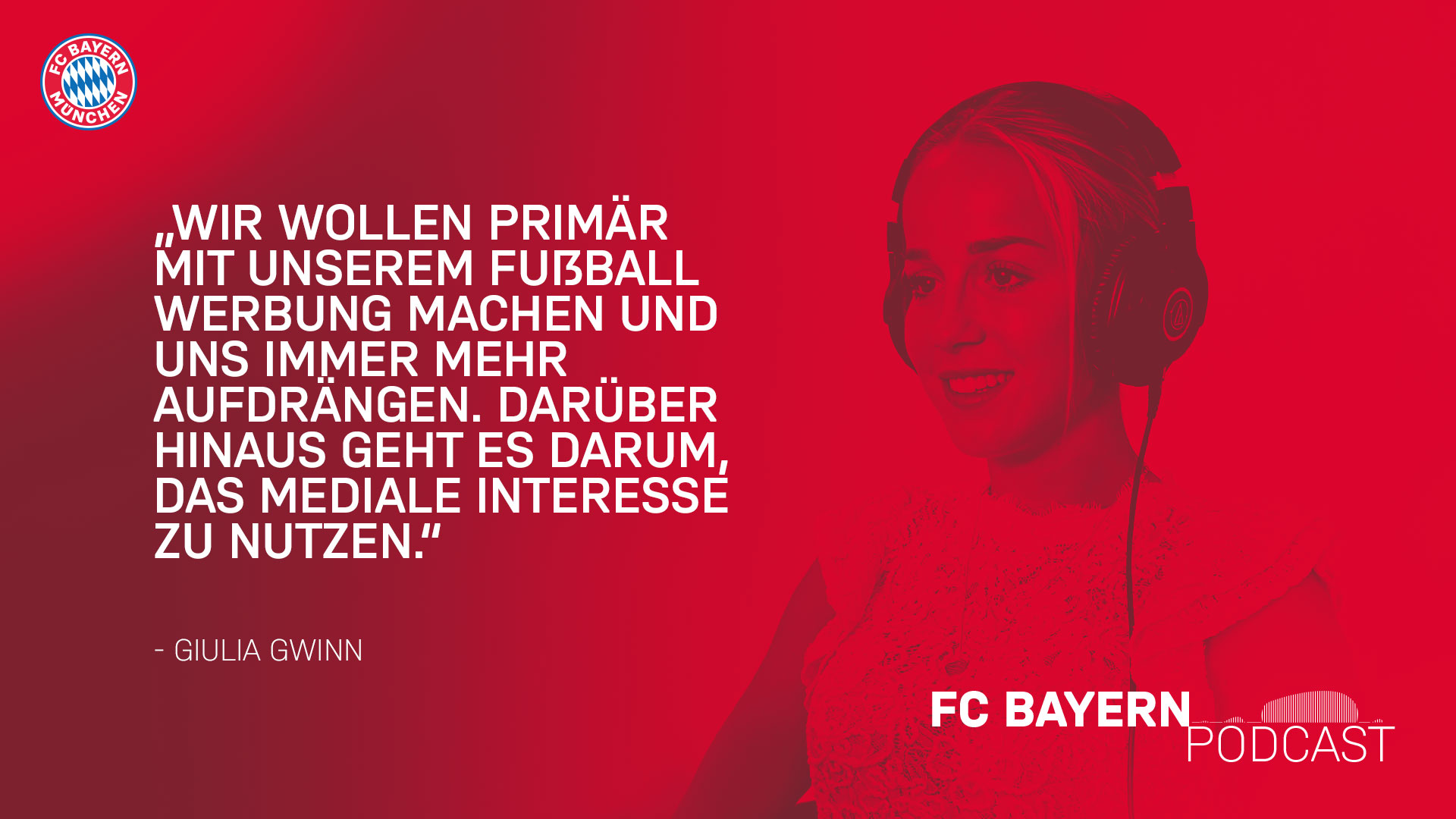 Giulia Gwinn Zitat FC Bayern Podcast