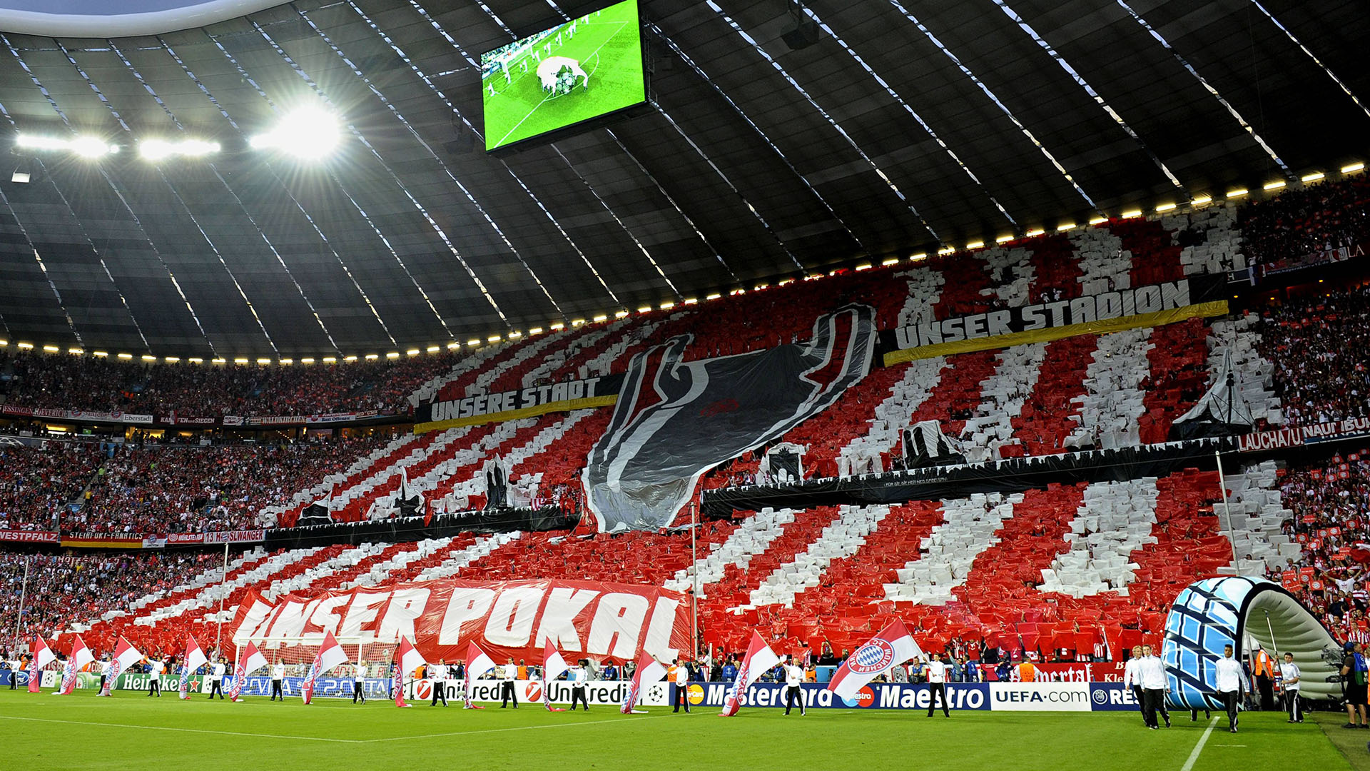 Choreografie Finale dahoam FC Bayern