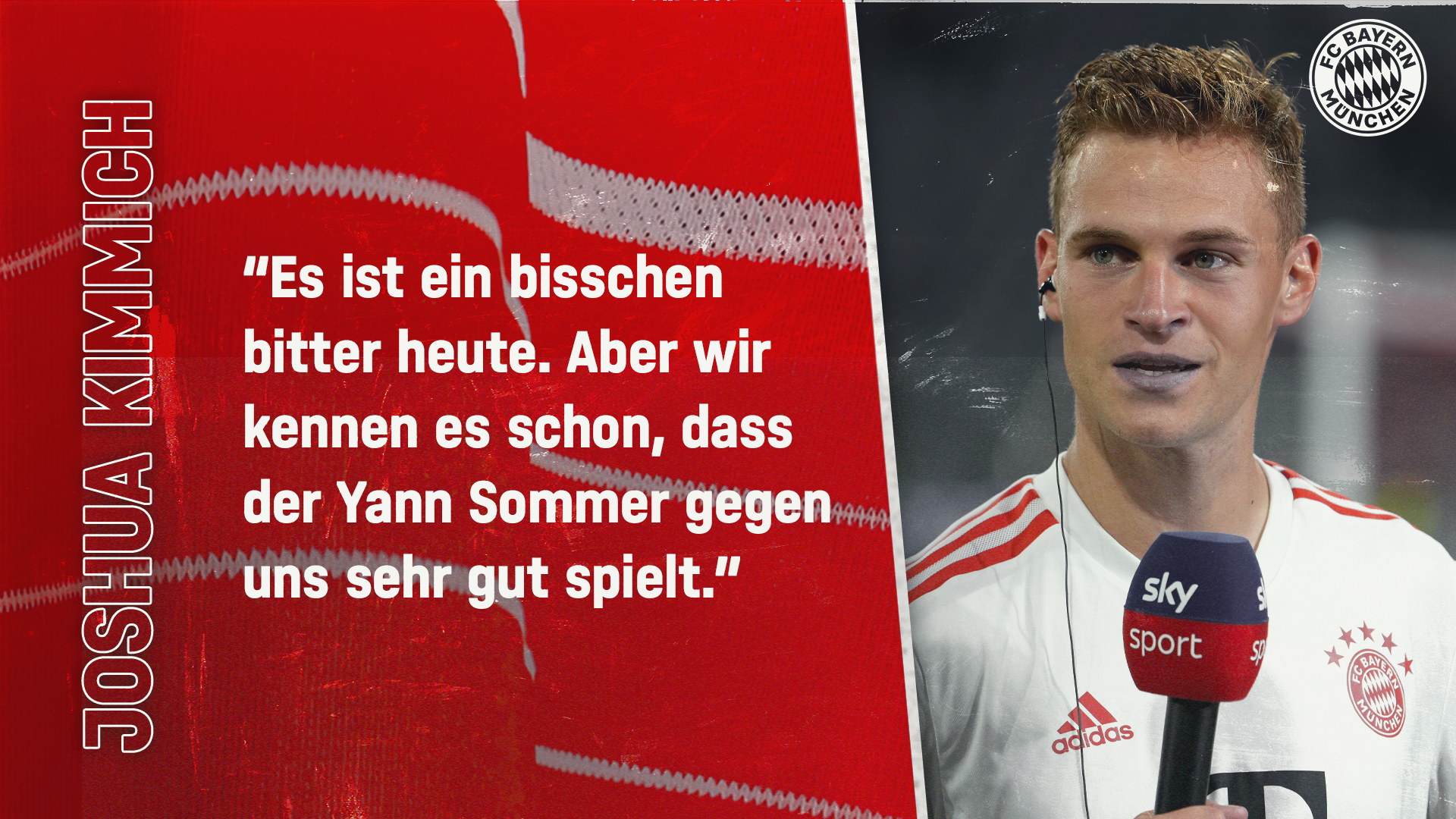 Joshua Kimmich zum Remis gegen Gladbach