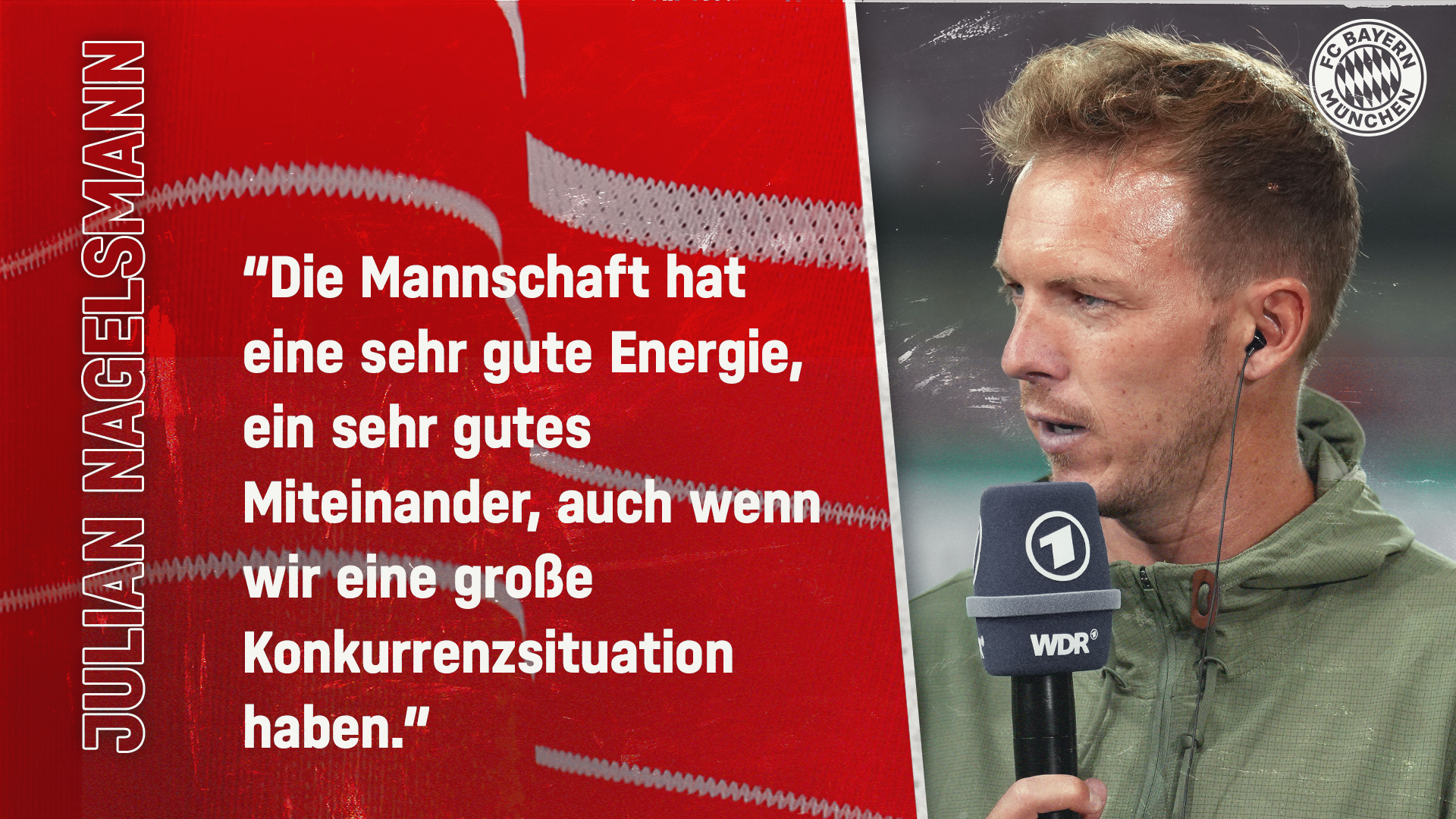 Julian Nagelsmann zum Sieg gegen Viktoria Köln