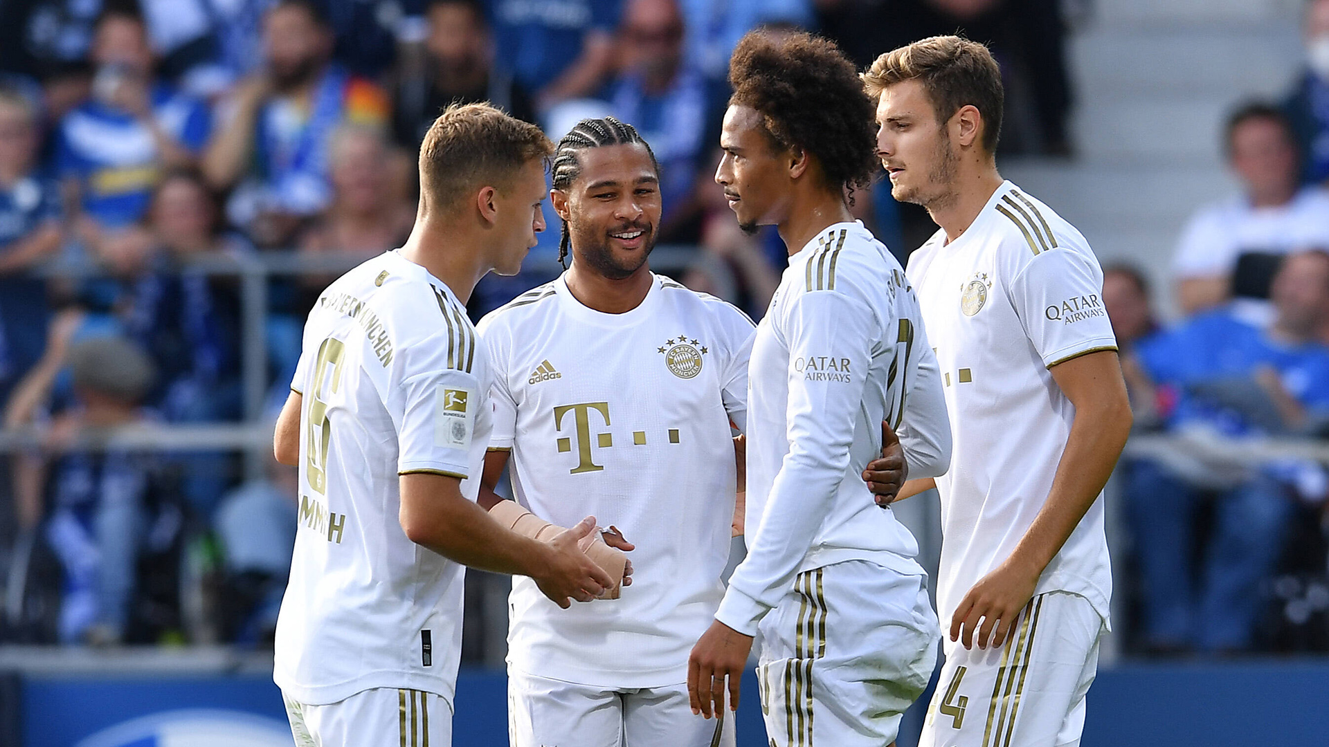 FC Bayern celebrate against VfL Bochum