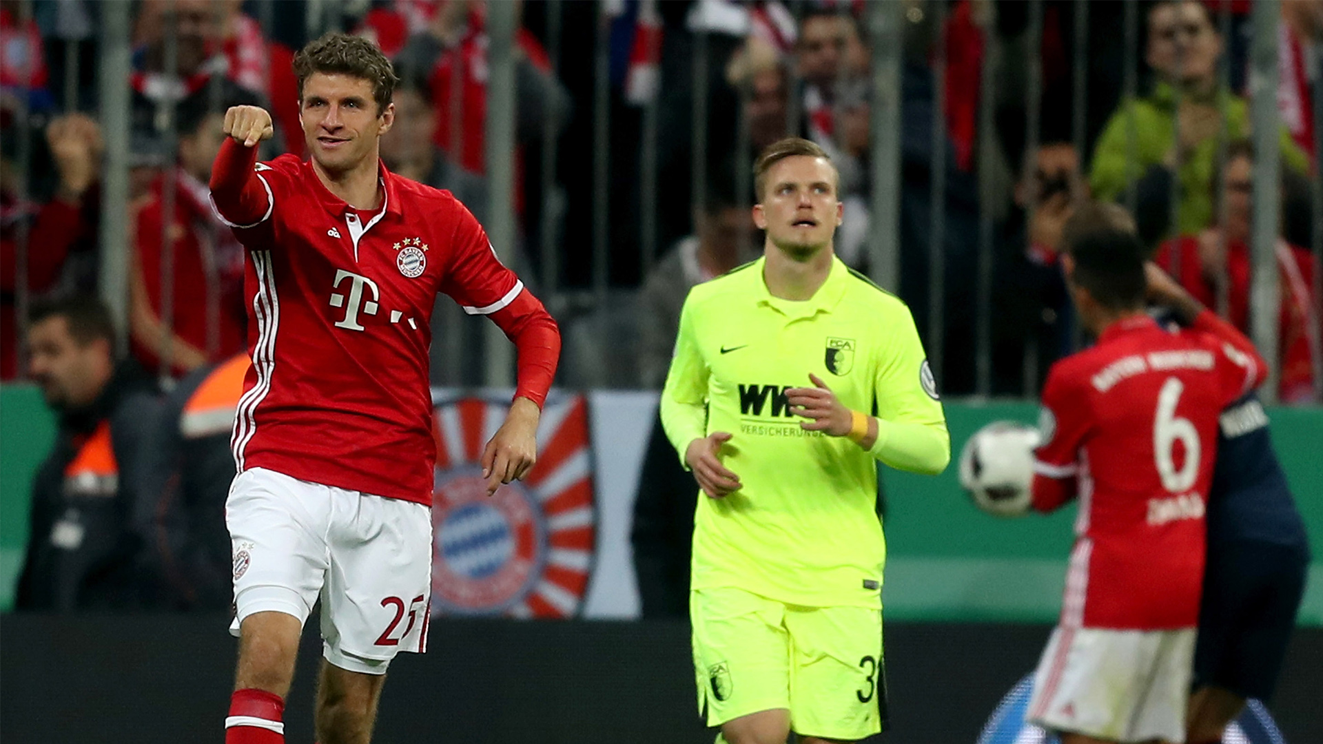 Thomas Müller DFB-Pokal 2016 FC Bayern - FC Augsburg