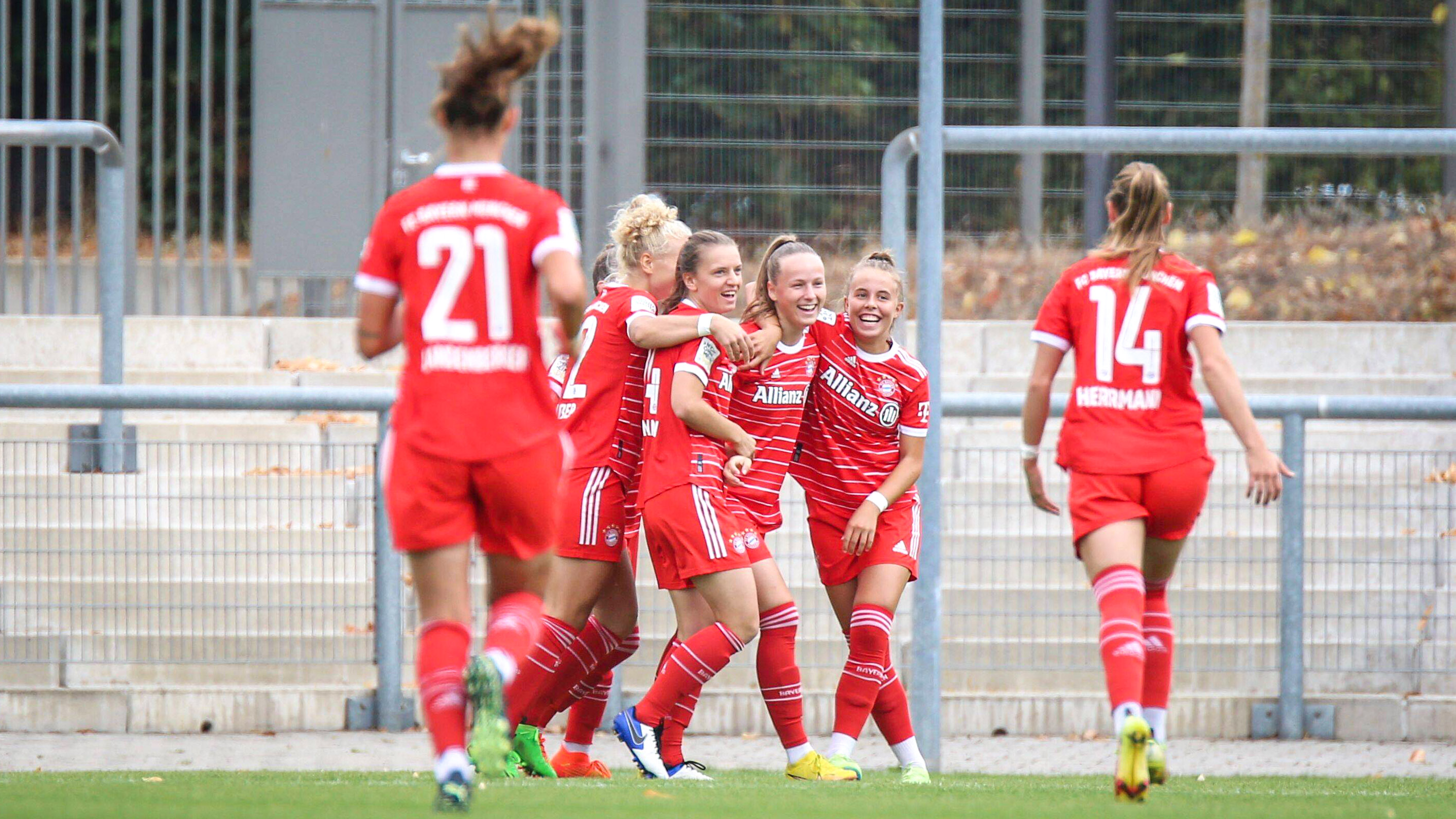 Sieg der FCB-Frauen zwei gegen Eintracht Frankfurt zwei.