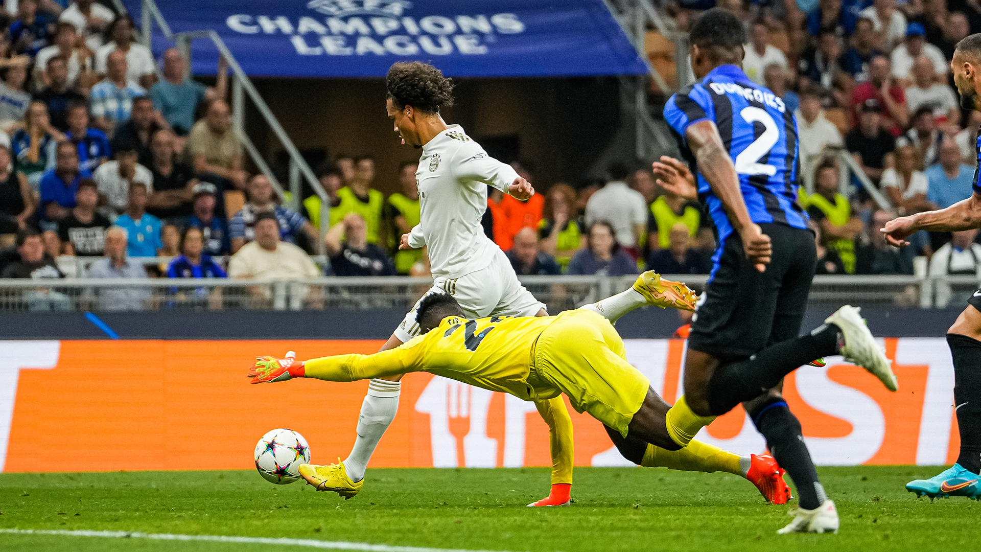 Leroy Sane goal FC Bayern Inter Milan