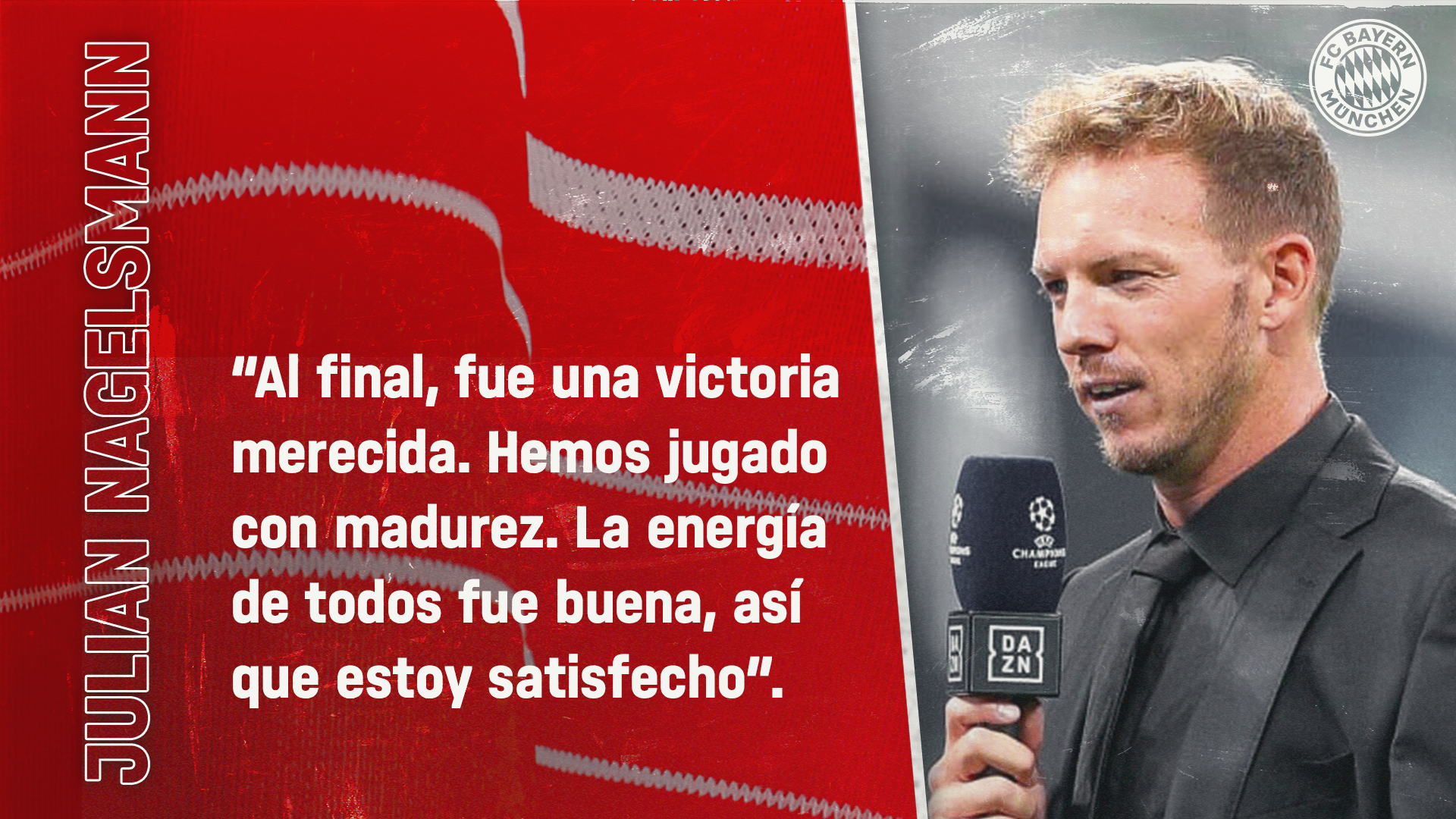 Julian Nagelsmann sobre el partido ante el Inter de Milán