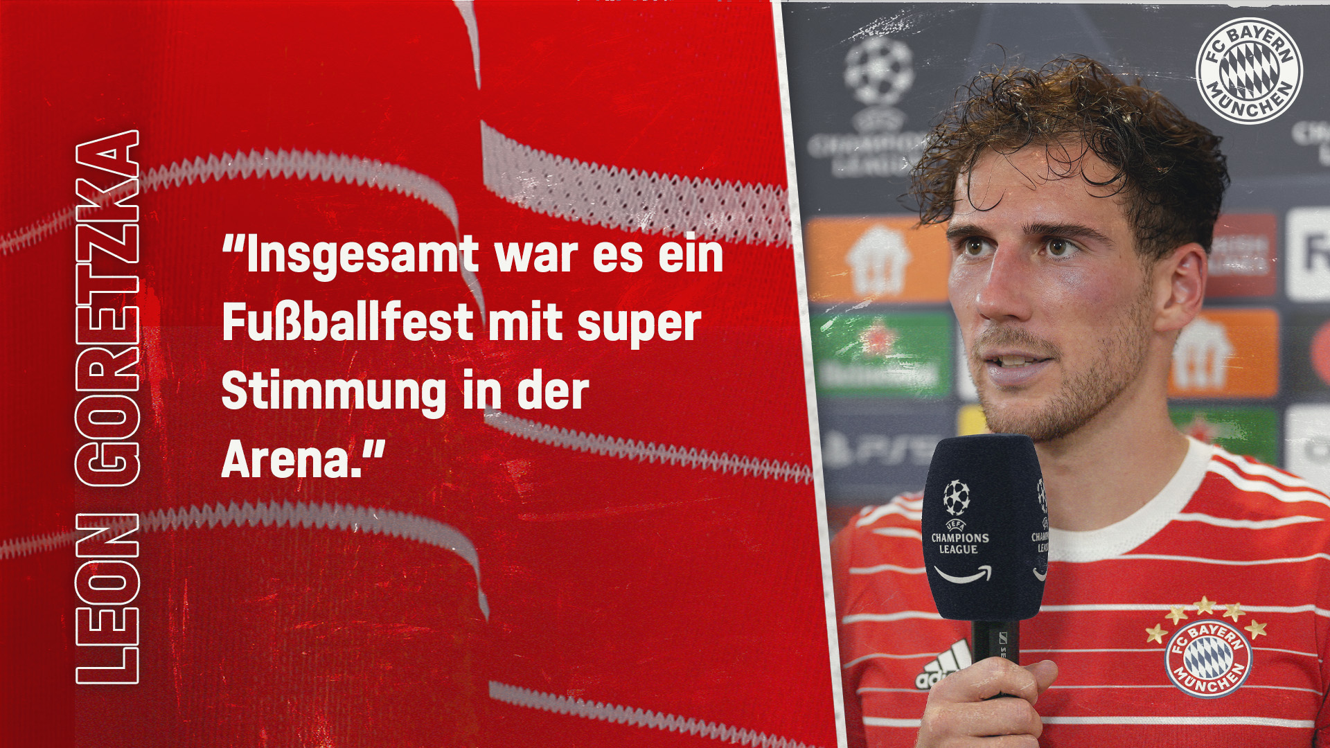 Leon Goretzka zum Heimspiel gegen den FC Barcelona