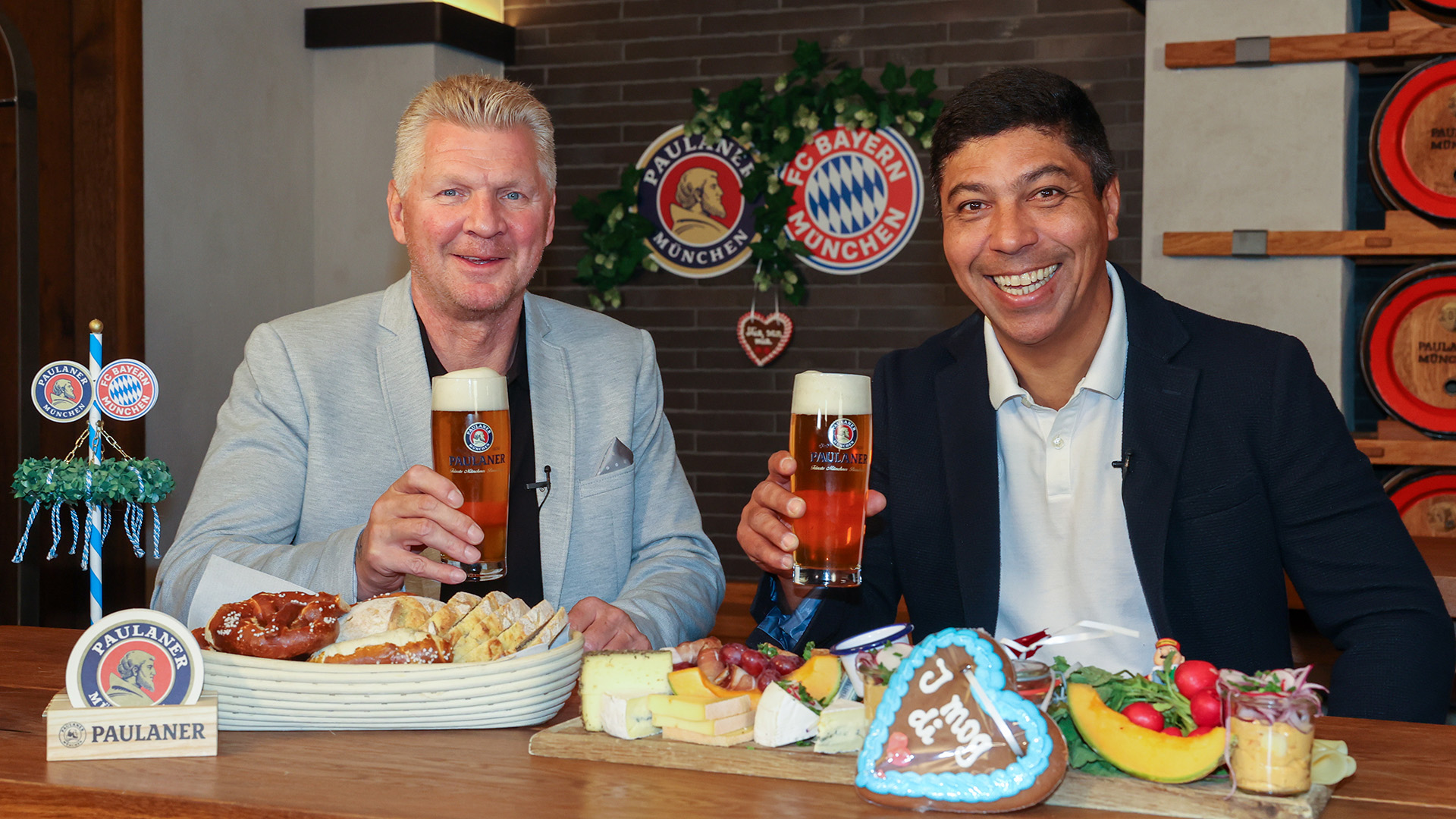 Stefan Effenberg y Giovane Élber.