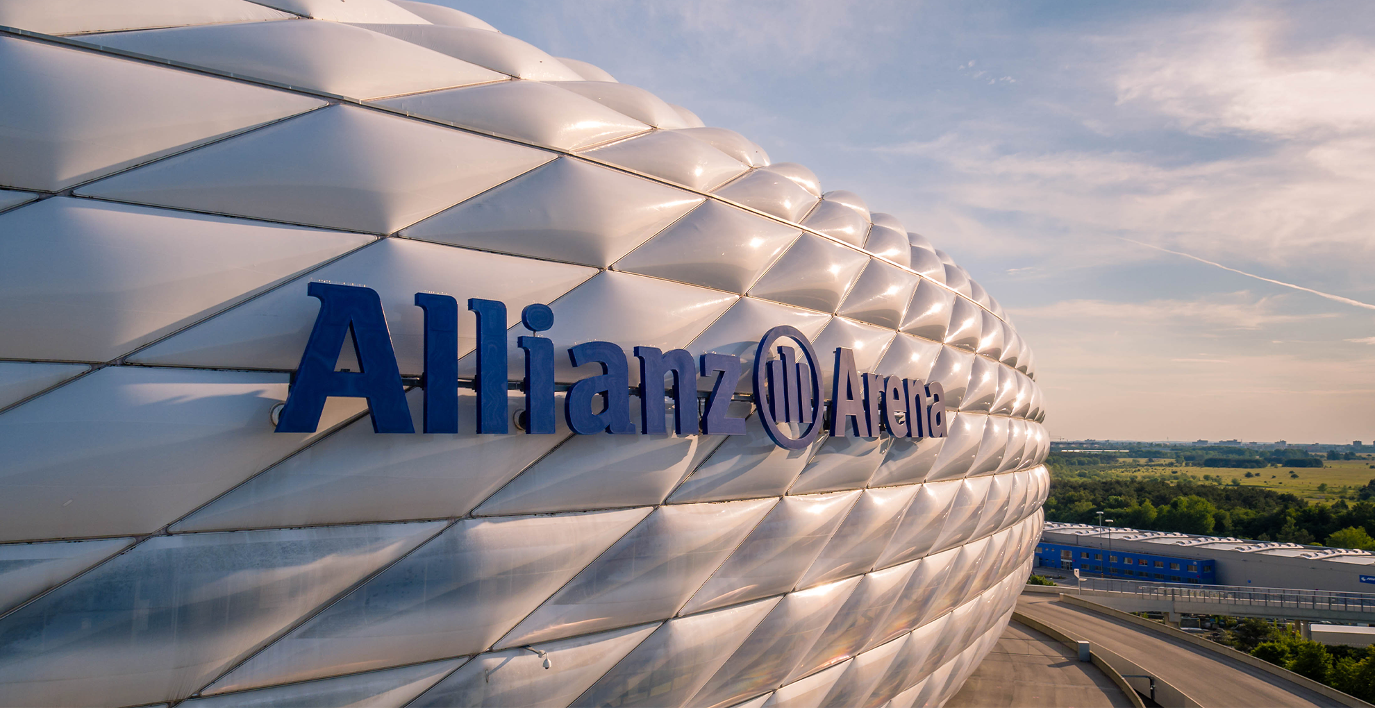 Fassade der Allianz Arena München