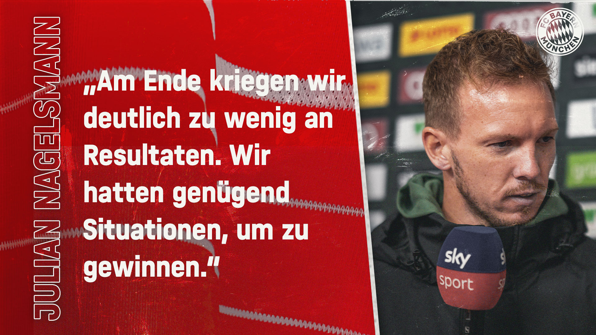 Julian Nagelsmann zum Spiel beim FC Augsburg