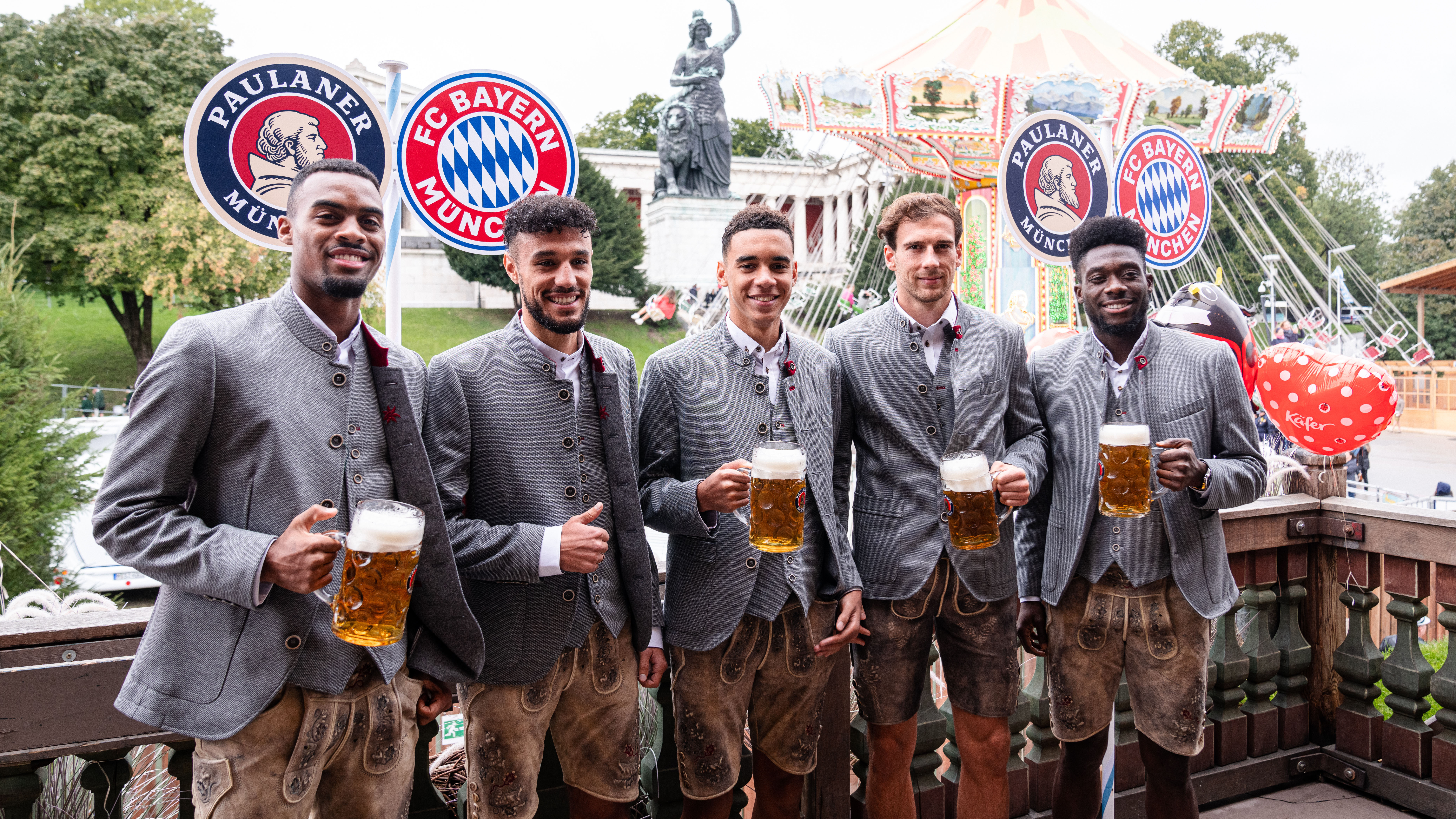 El FC Bayern en la Oktoberfest