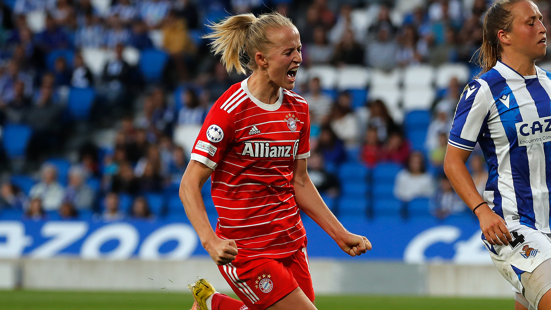 FC Bayern Frauen, Lea Schüller, Jubel