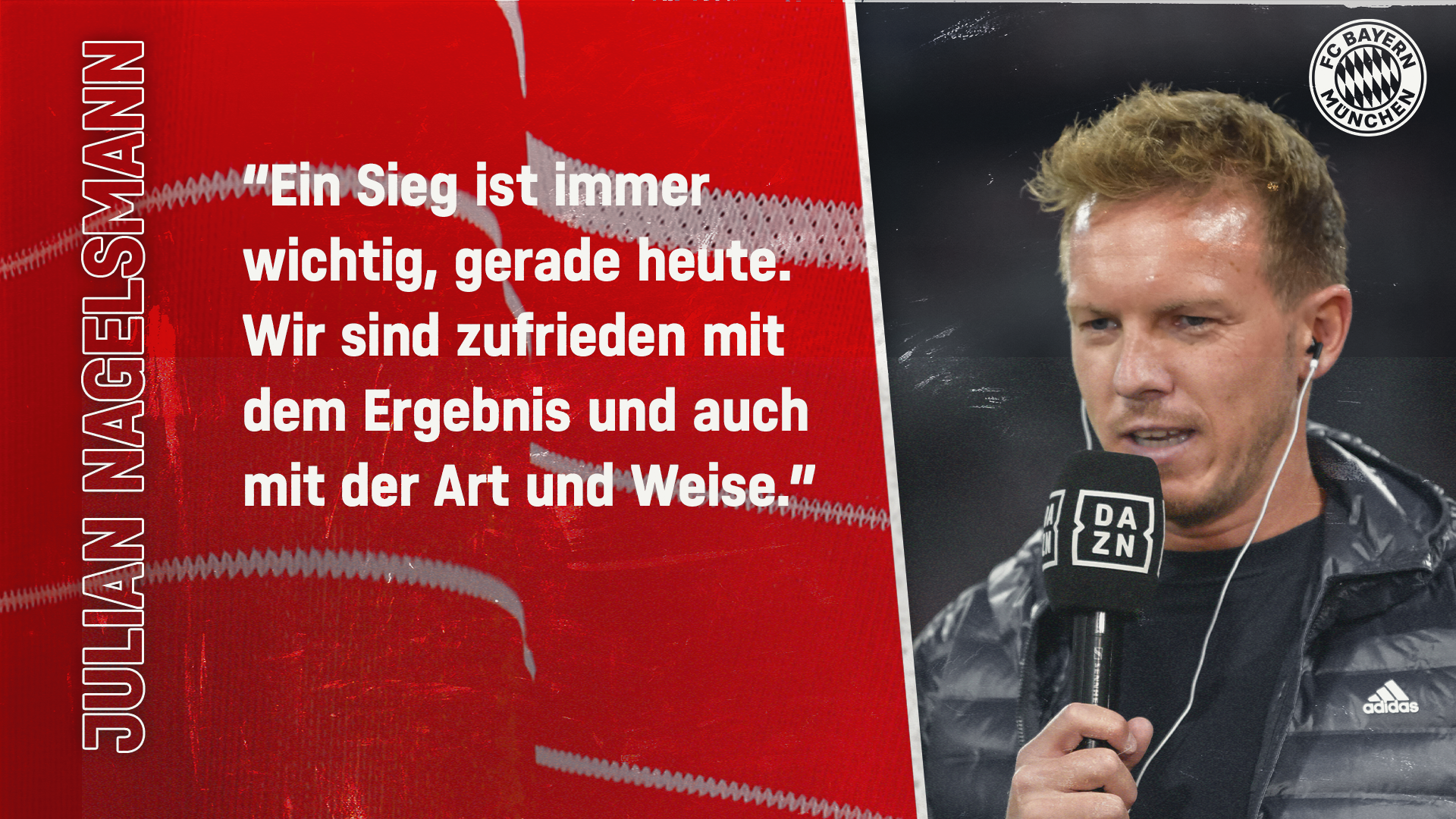 Julian Nagelsmann zum Spiel gegen Leverkusen