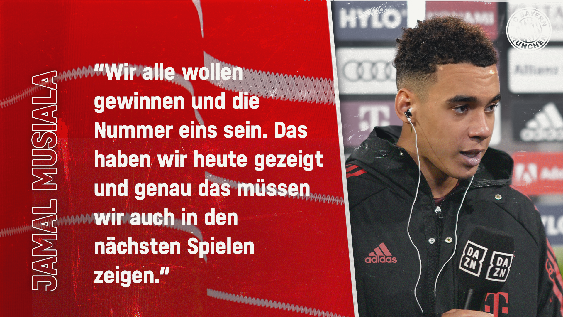 Jamal Musiala zum Spiel gegen Leverkusen