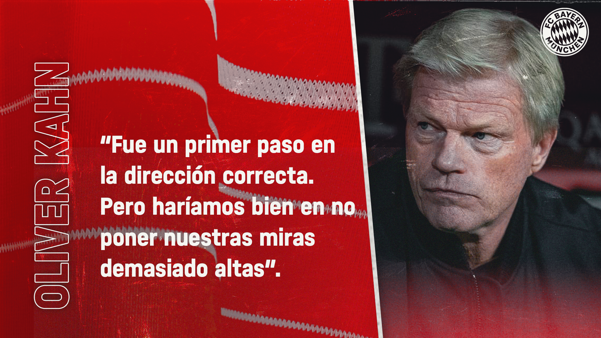 Oliver Kahn sobre el partido contra el Leverkusen