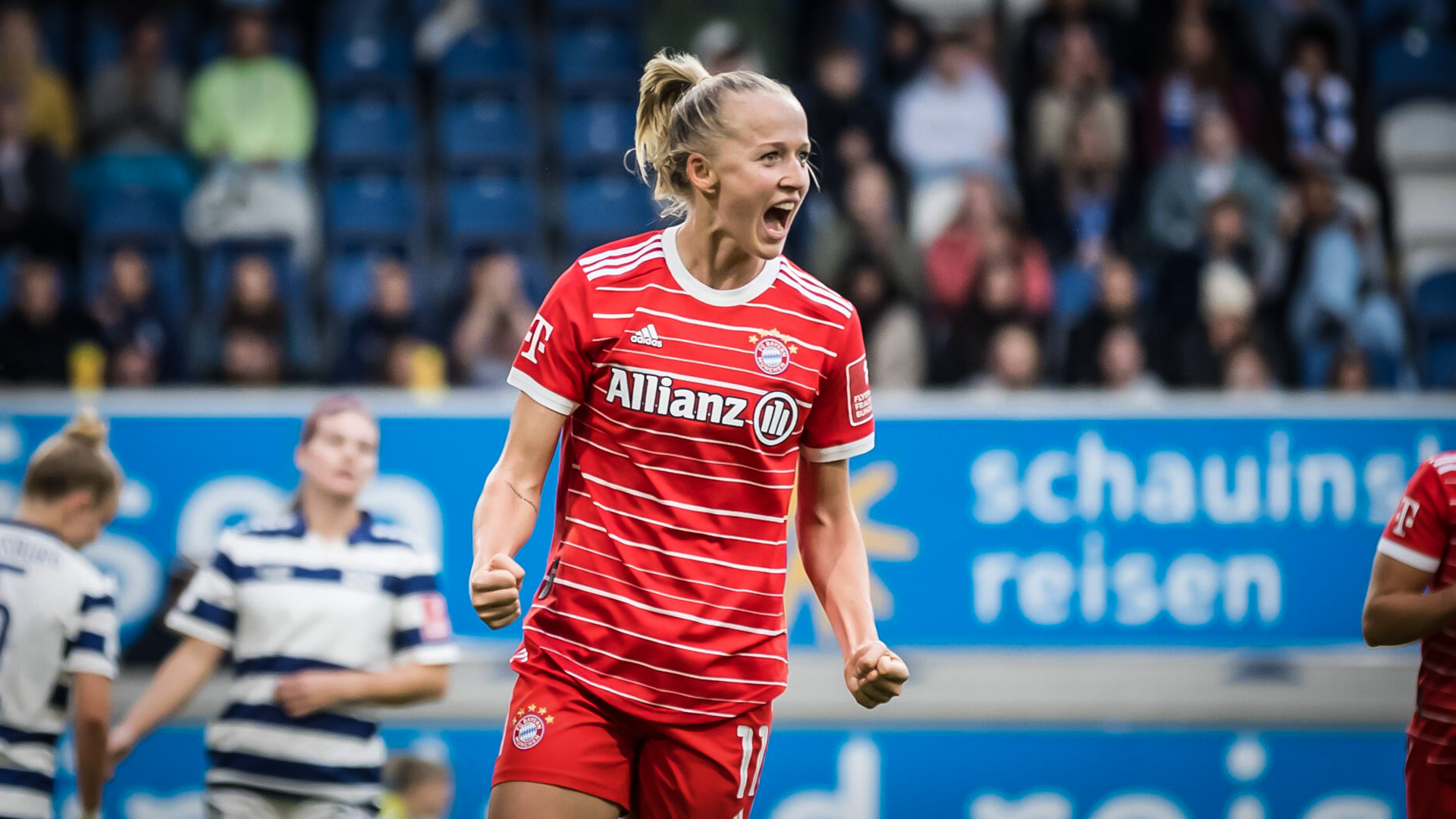 FC Bayern Frauen, Lea Schüller, Jubel