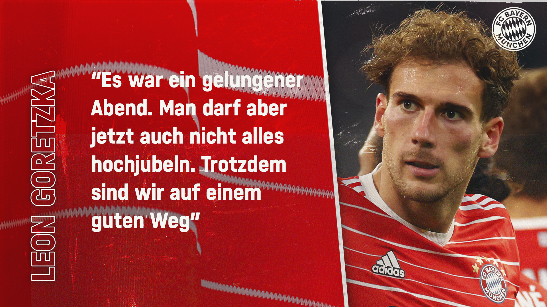 Leon Goretzka zum Spiel gegen Pilsen