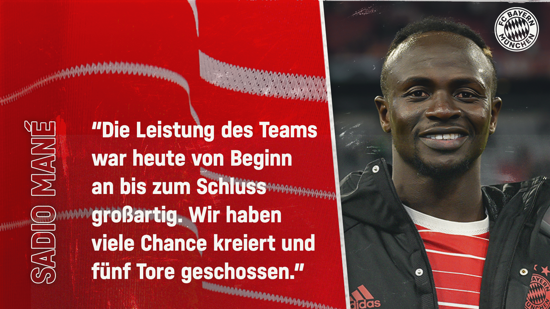 Sadio Mané zum Spiel gegen Pilsen