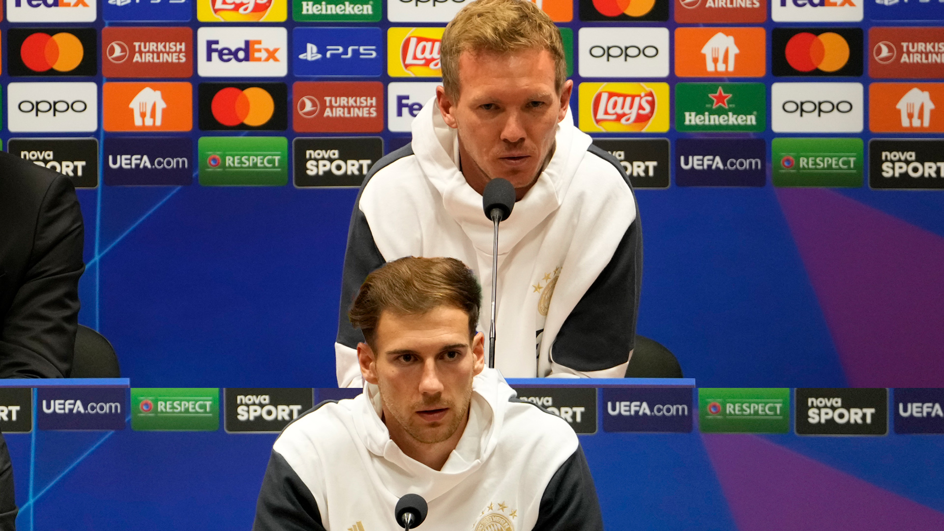 Press conference Plzen Goretzka Nagelsmann