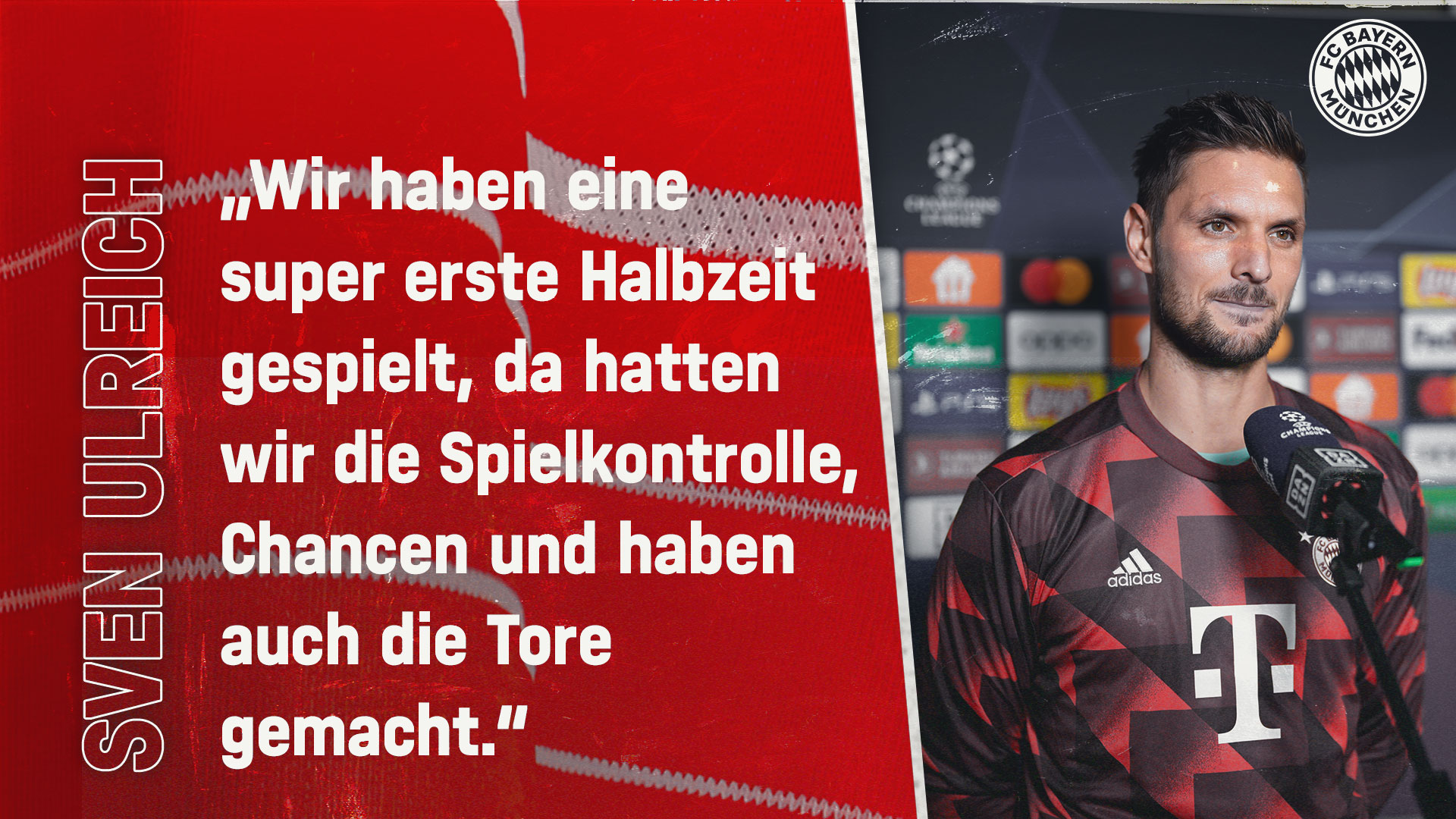 Sven Ulreich zum Spiel gegen Pilsen