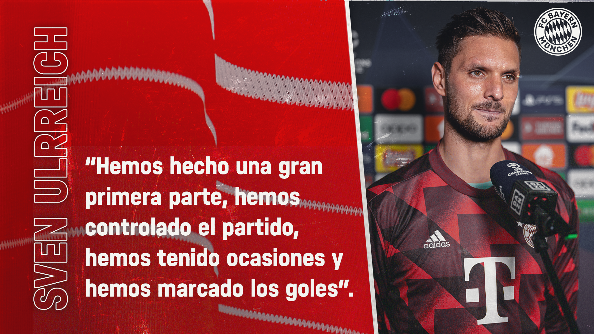 Sven Ulreich sobre el partido contra el Pilsen