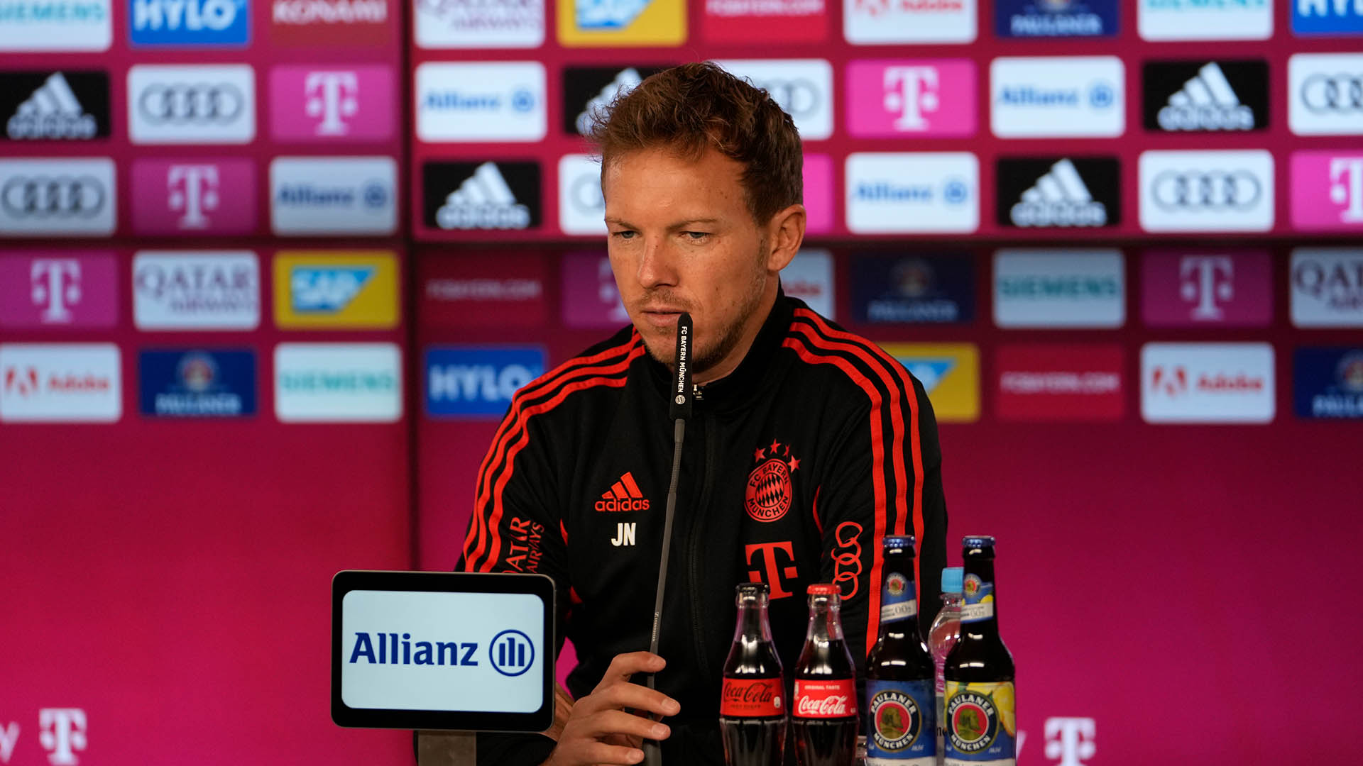 Julian Nagelsmann Pressetalk FC Bayern