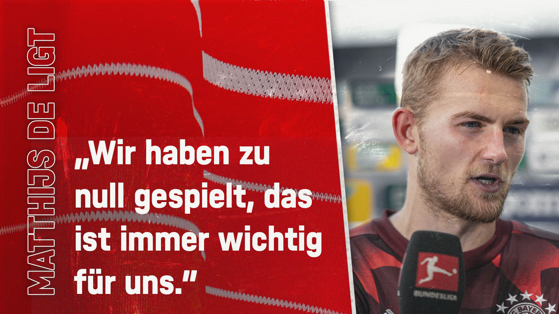 Matthijs de Ligt zum Spiel gegen Hoffenheim