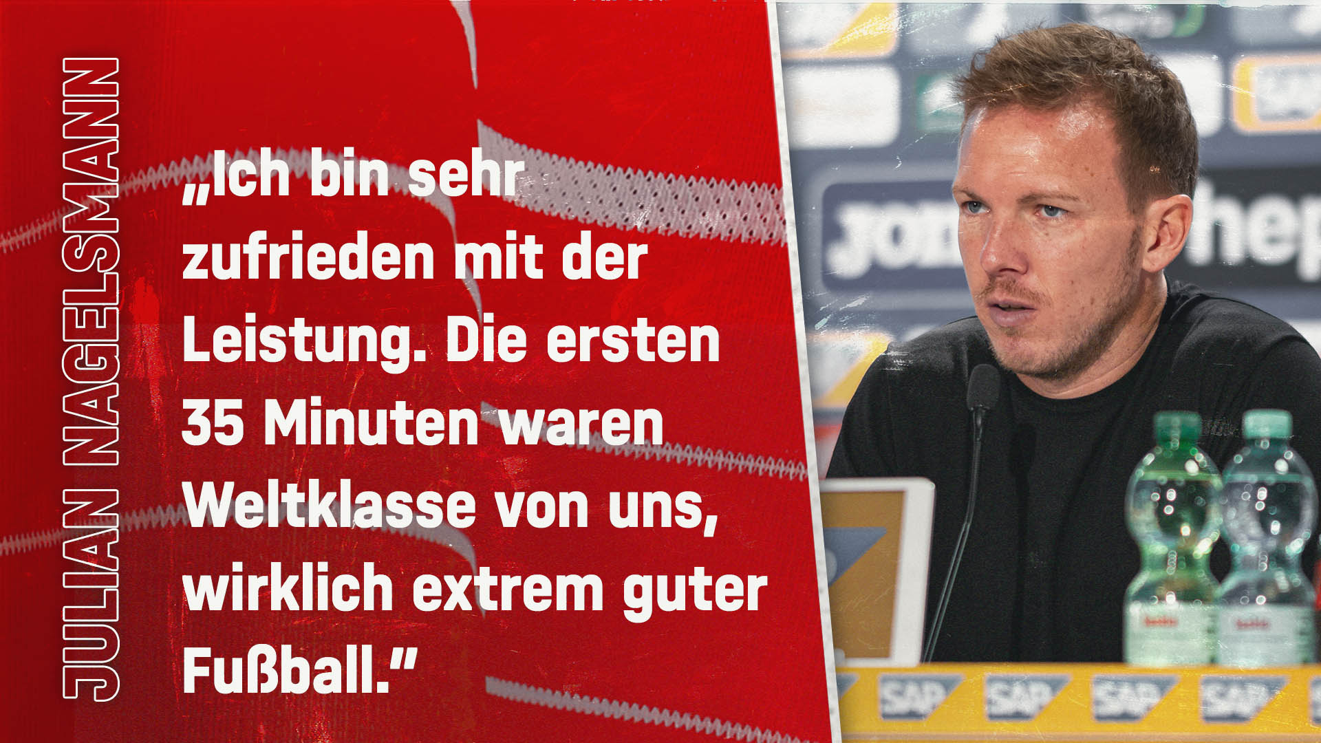 Julian Nagelsmann zum Spiel gegen Hoffenheim