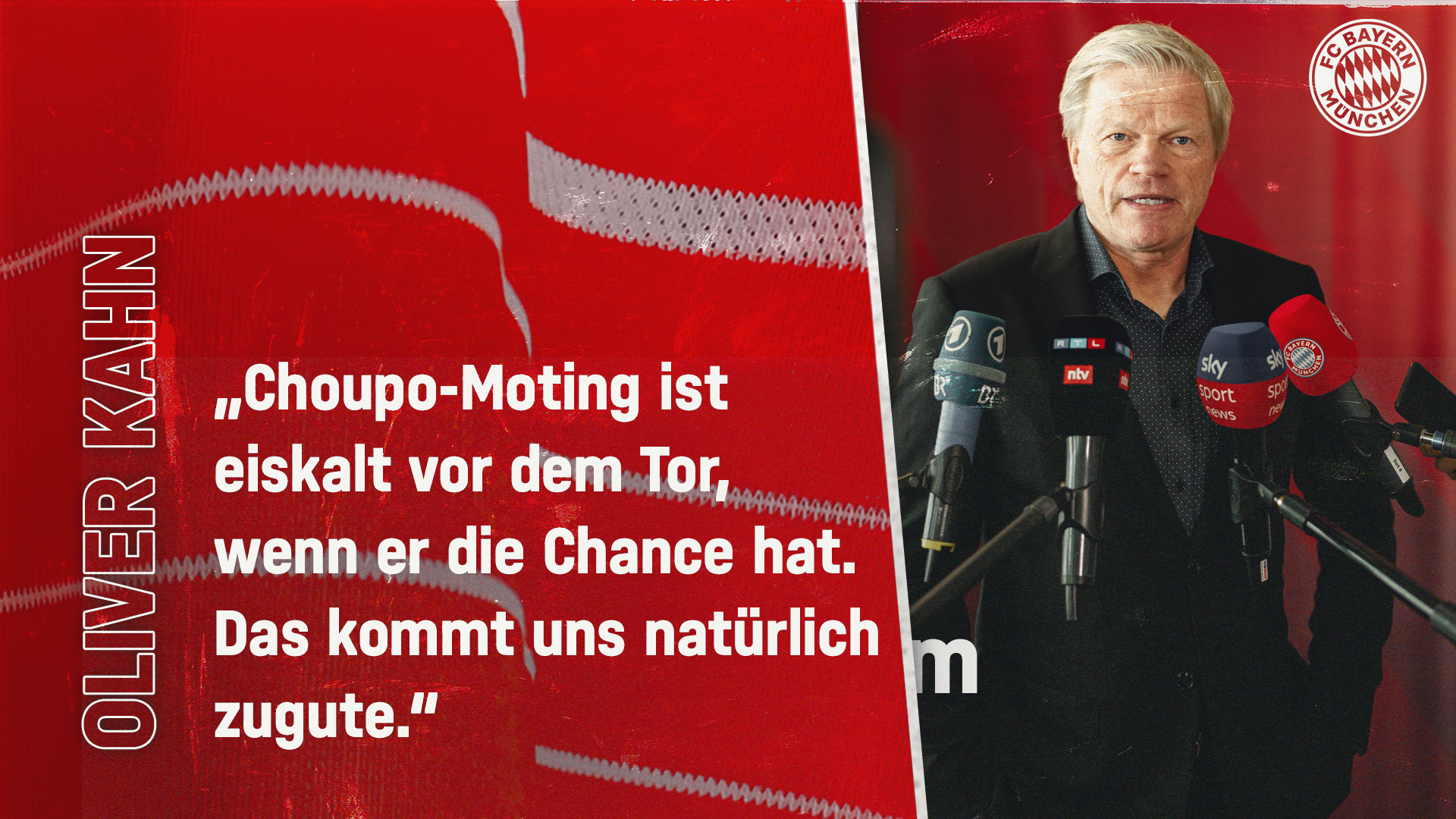 Oliver Kahn Zitat Choupo-Moting