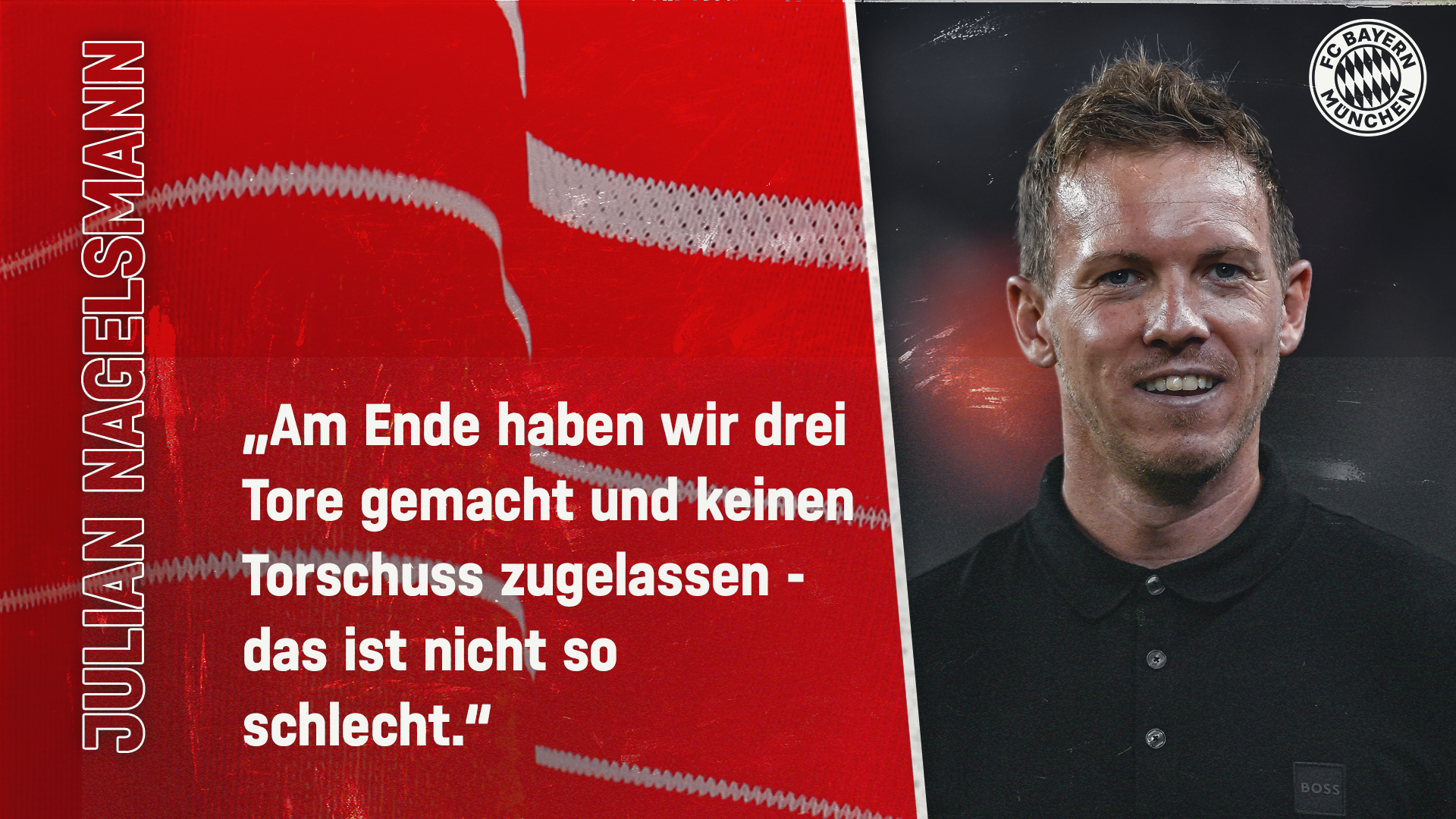 Julian Nagelsmann zum Spiel in Barcelona