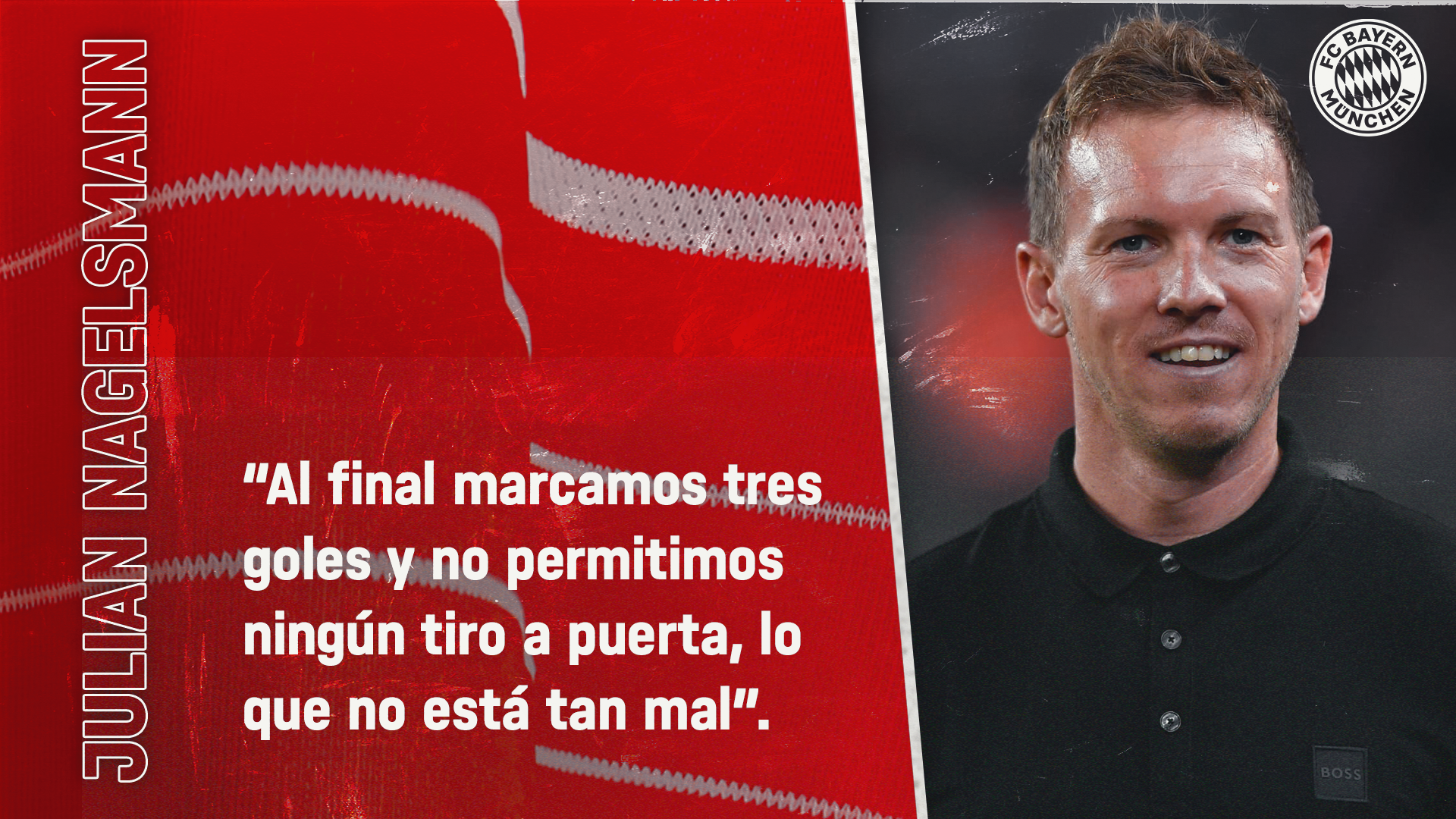 Julian Nagelsmann sobre el partido en Barcelona