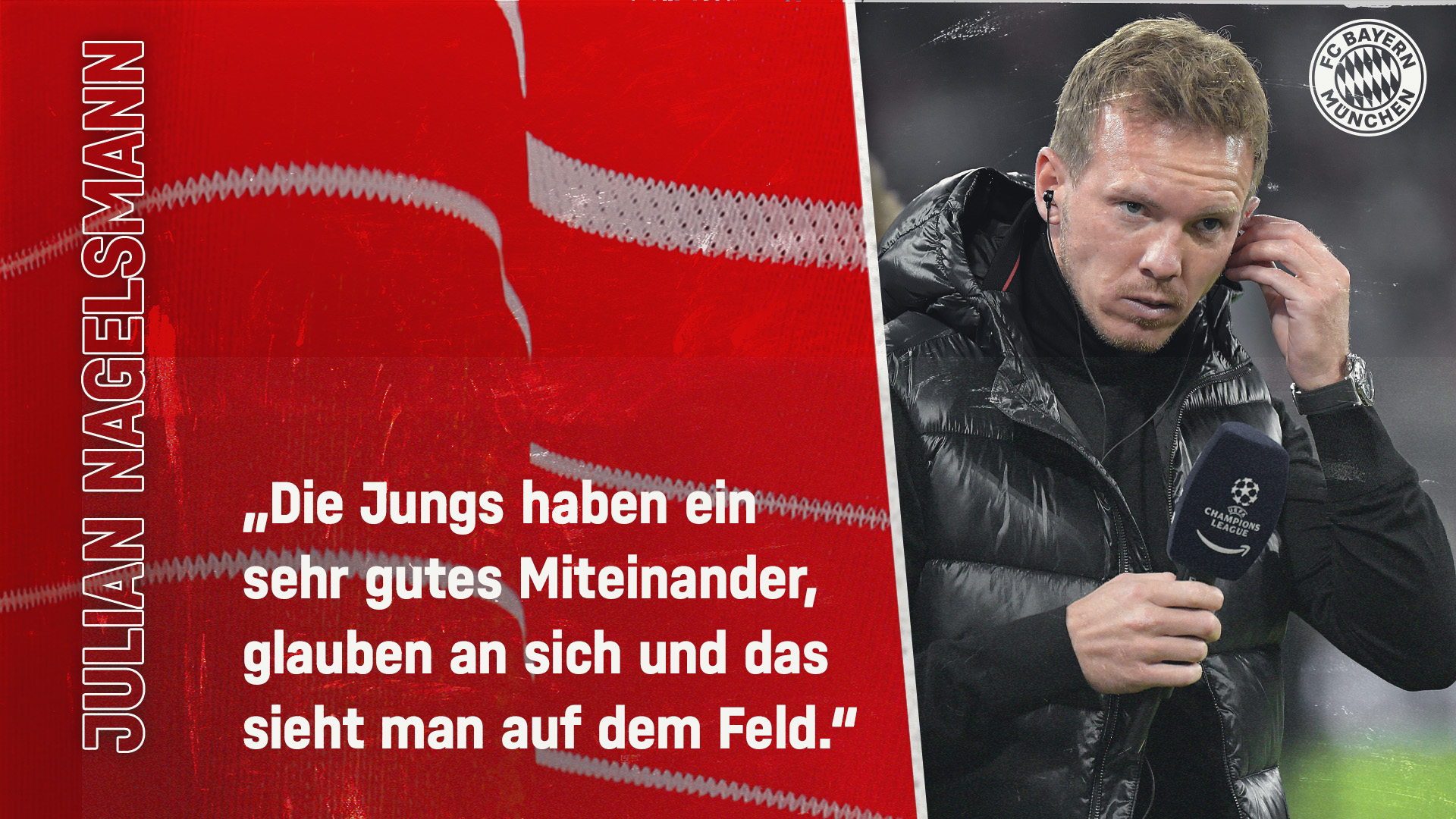 Julian Nagelsmann zum Spiel gegen Inter Mailand