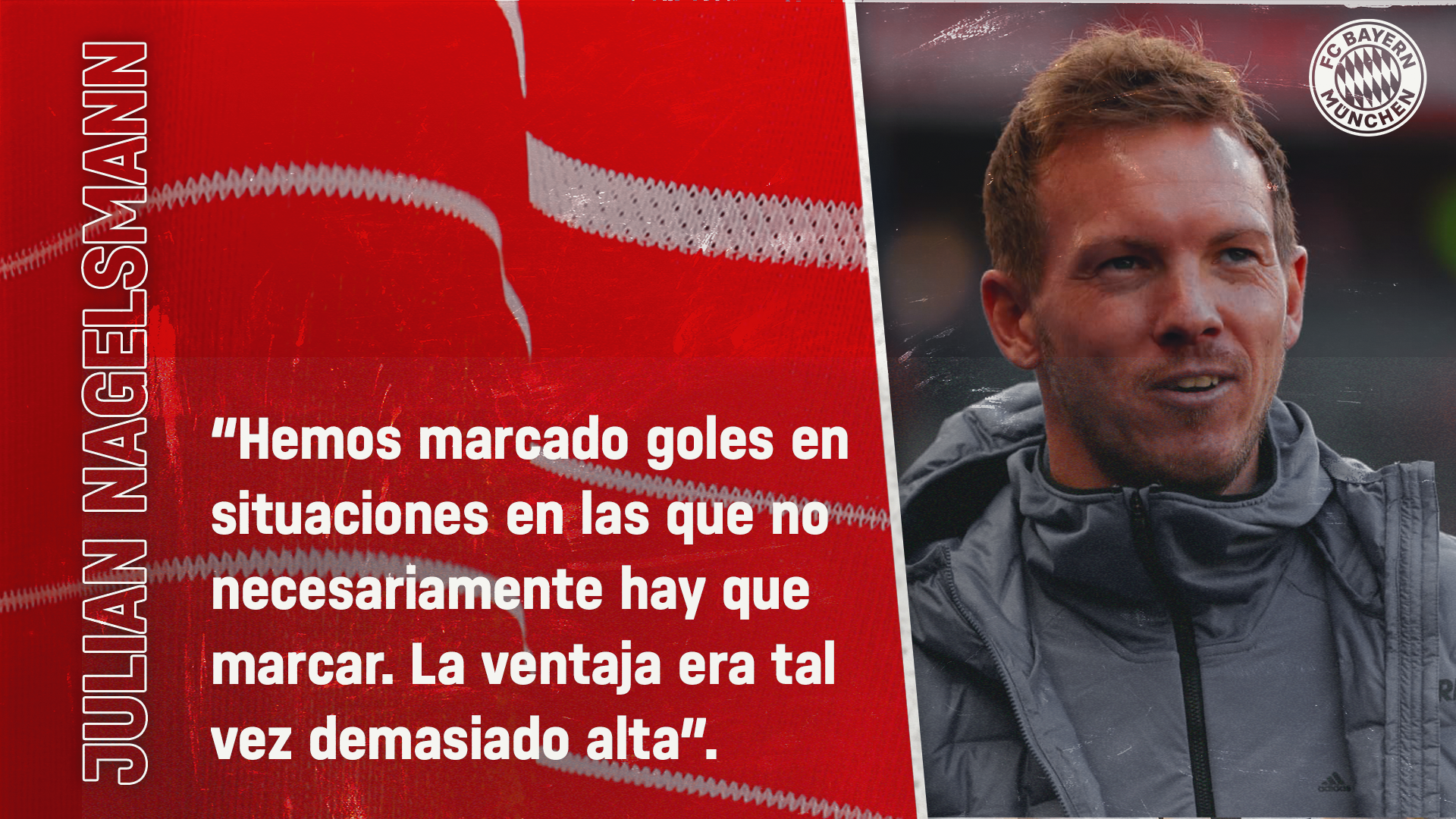 Julian Nagelsmann sobre el partido contra el Hertha BSC