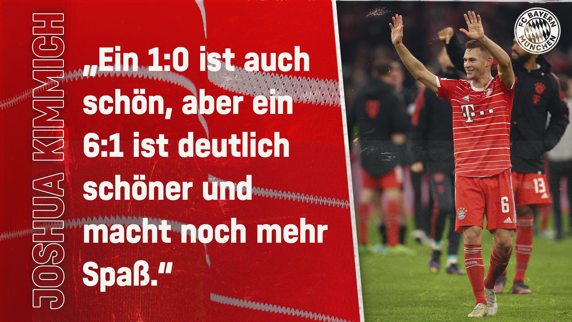 Joshua Kimmich zum Spiel gegen Bremen