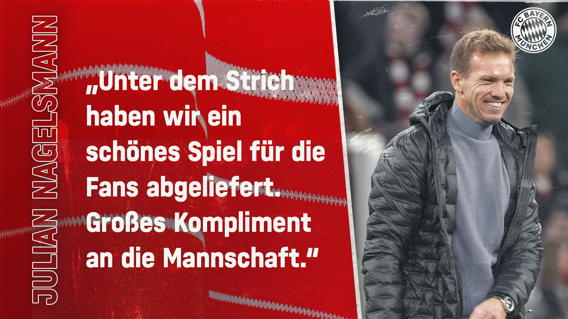 Julian Nagelsmann zum Spiel gegen Bremen