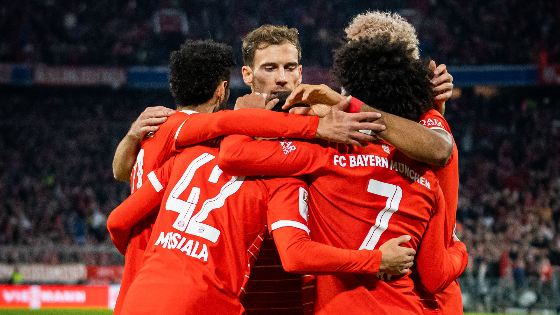 FC Bayern celebration Werder Bremen