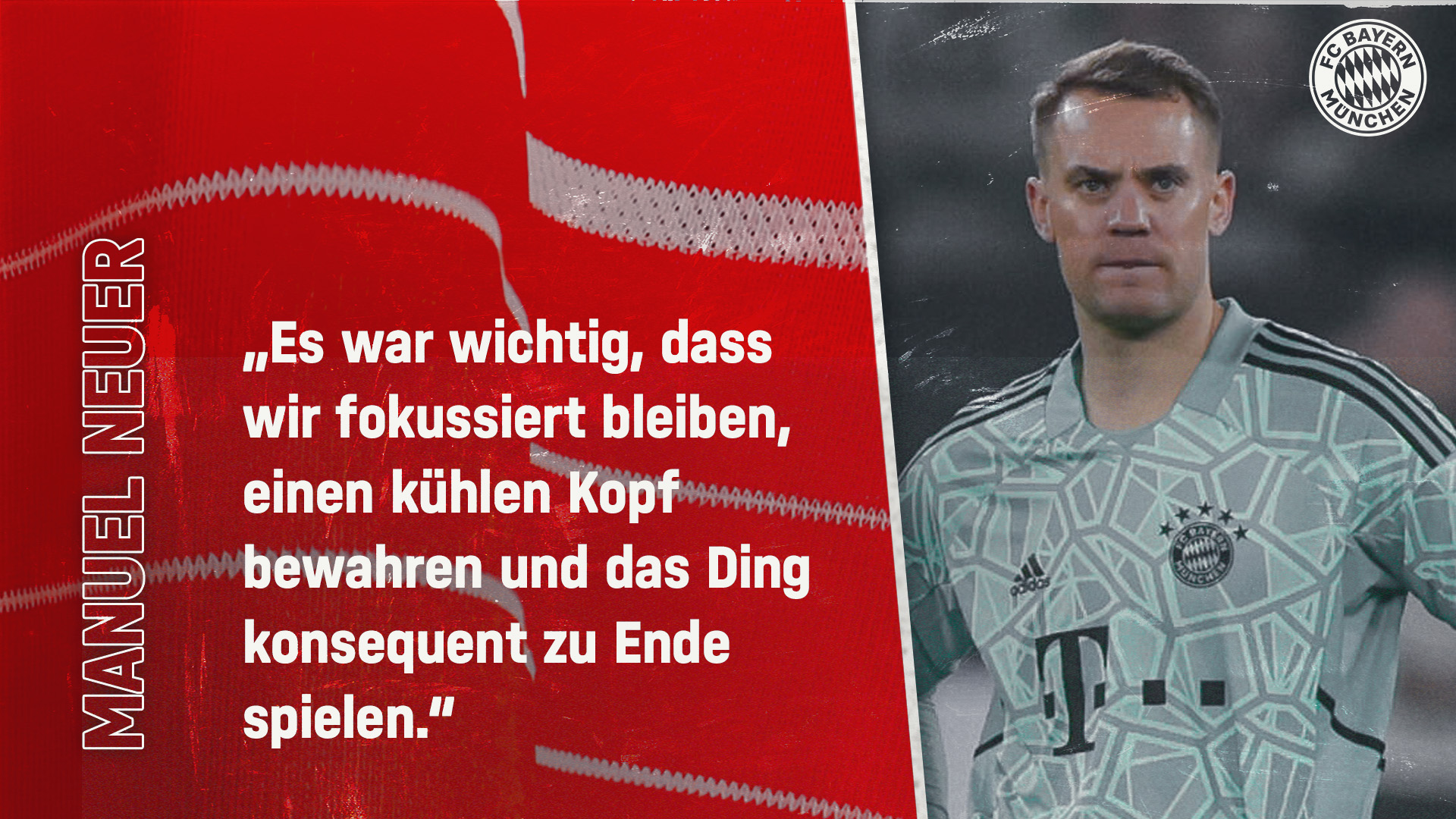 Manuel Neuer zum Spiel beim FC Schalke 04