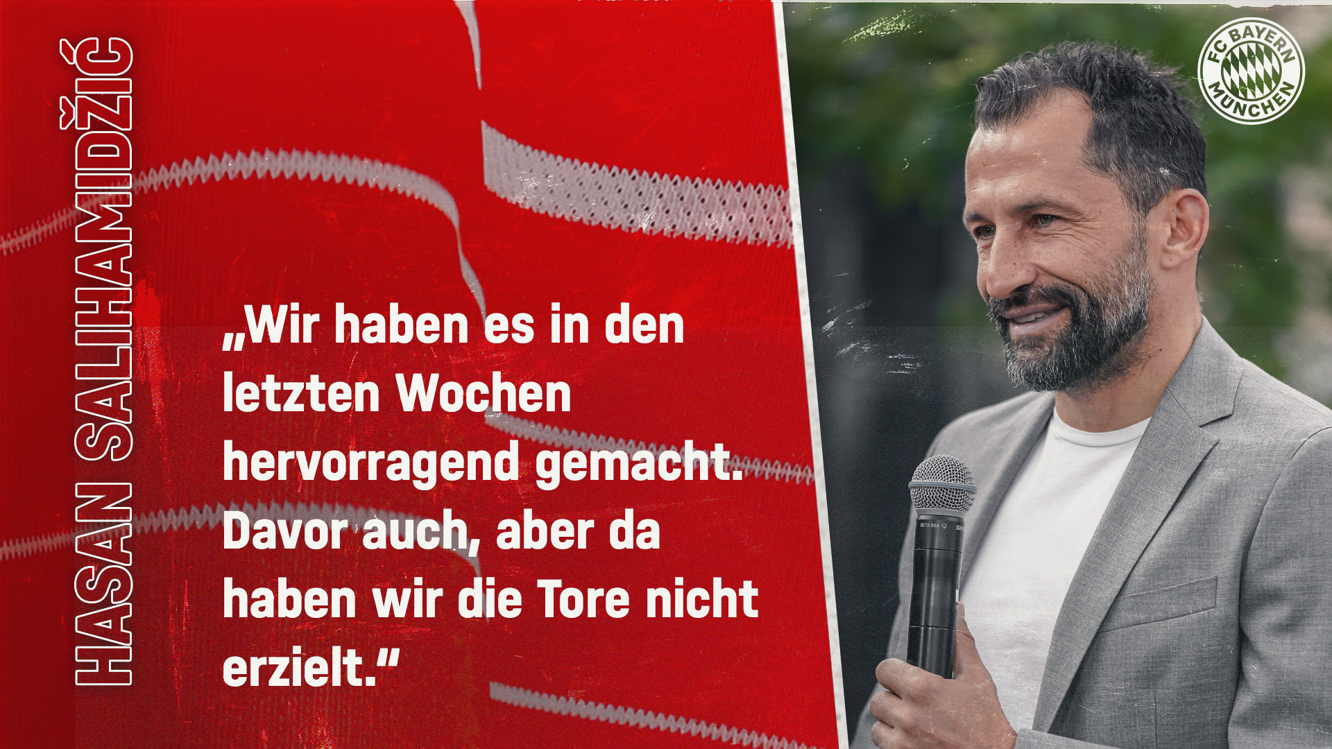 Hasan Salihamidžić zum Spiel beim FC Schalke 04