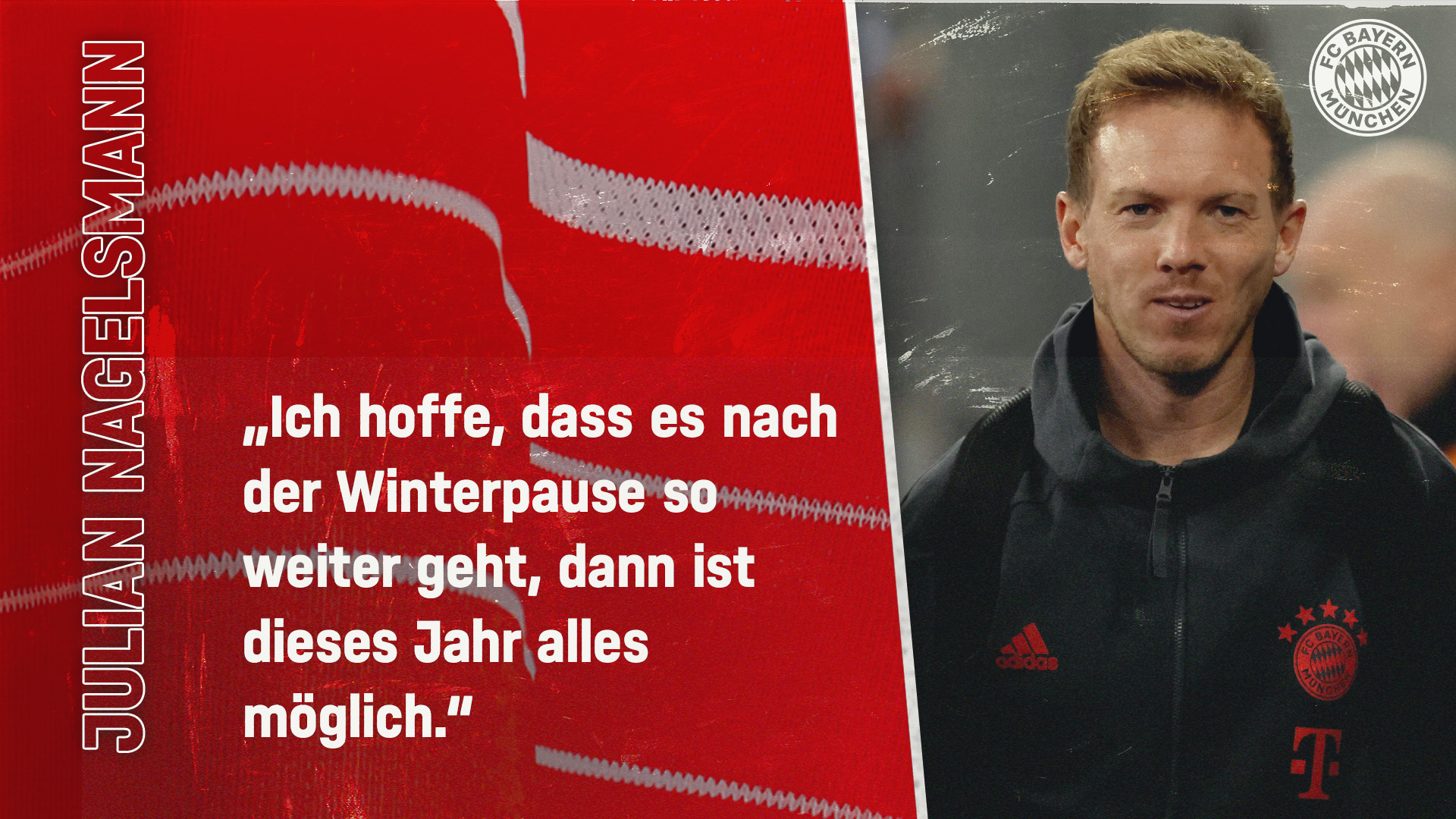 Julian Nagelsmann zum Spiel beim FC Schalke 04