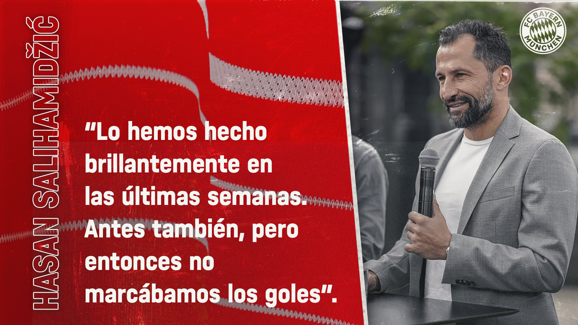 Hasan Salihamidžić sobre el partido ante el FC Schalke 04