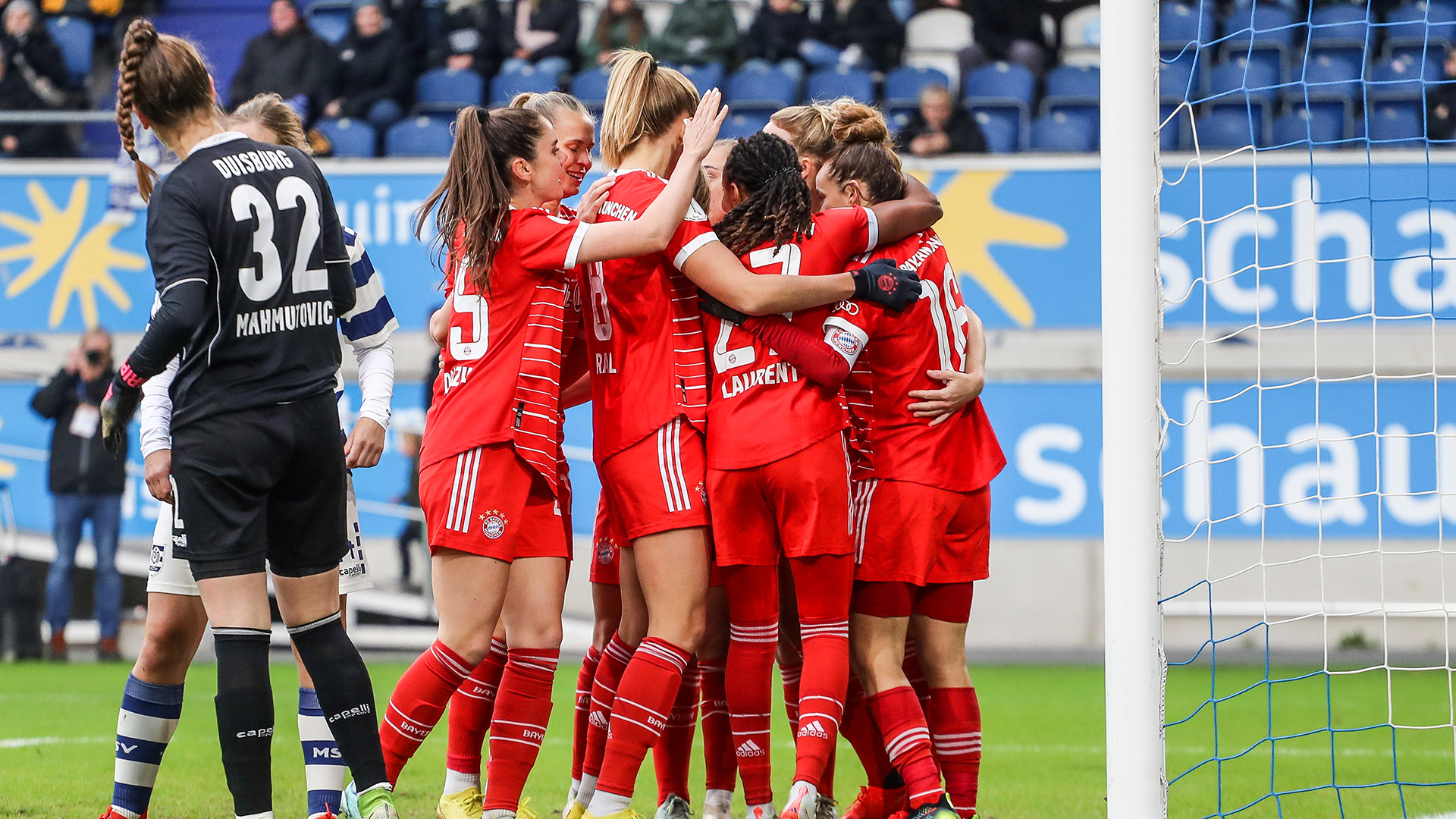 FC Bayern Women, celebration, MSV Duisburg