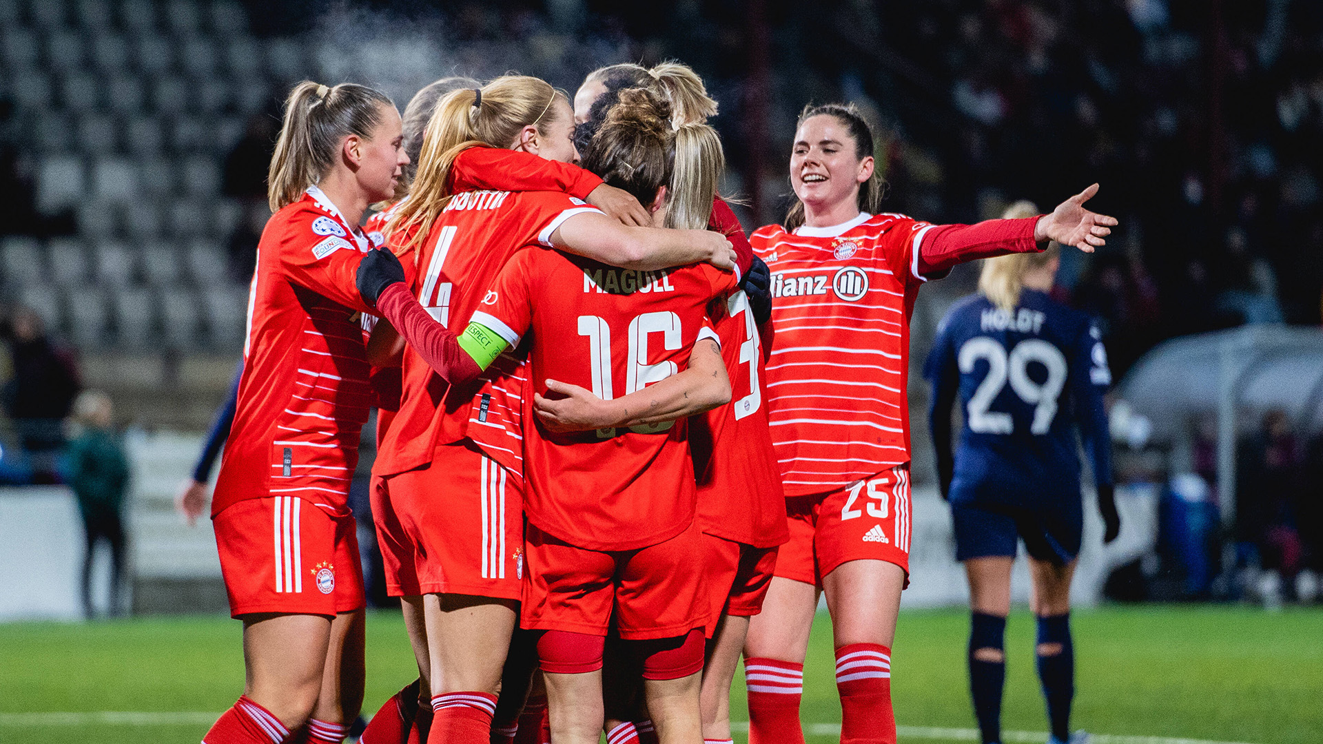 Frauen FC Bayern Jubel