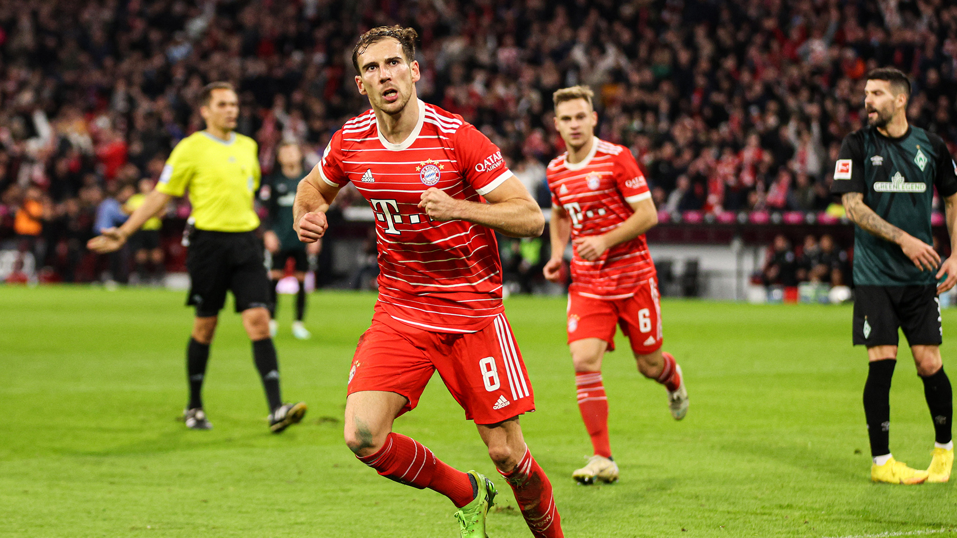 Leon Goretzka FC Bayern celebration