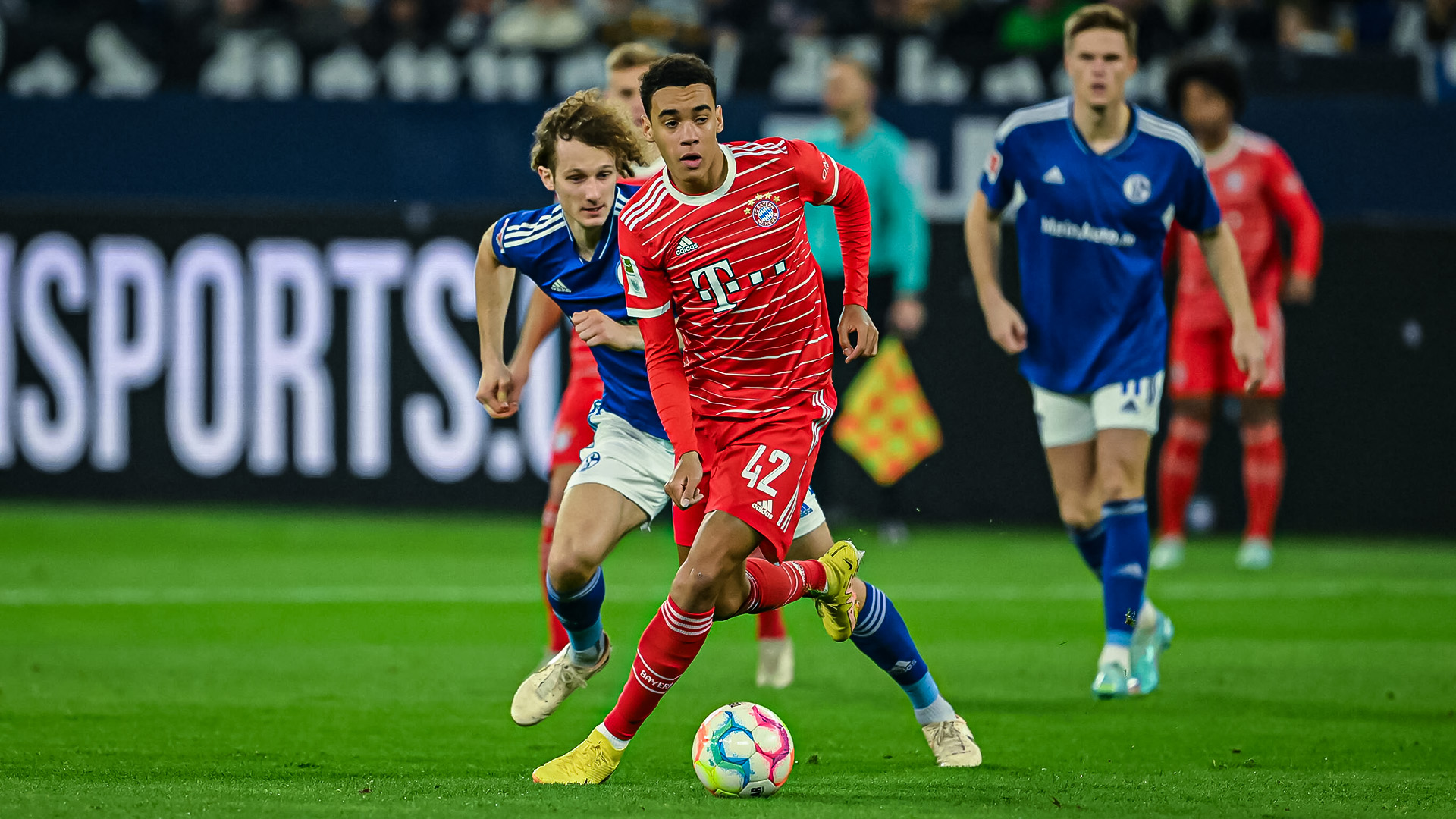 Jamal Musiala FC Bayern in Schalke