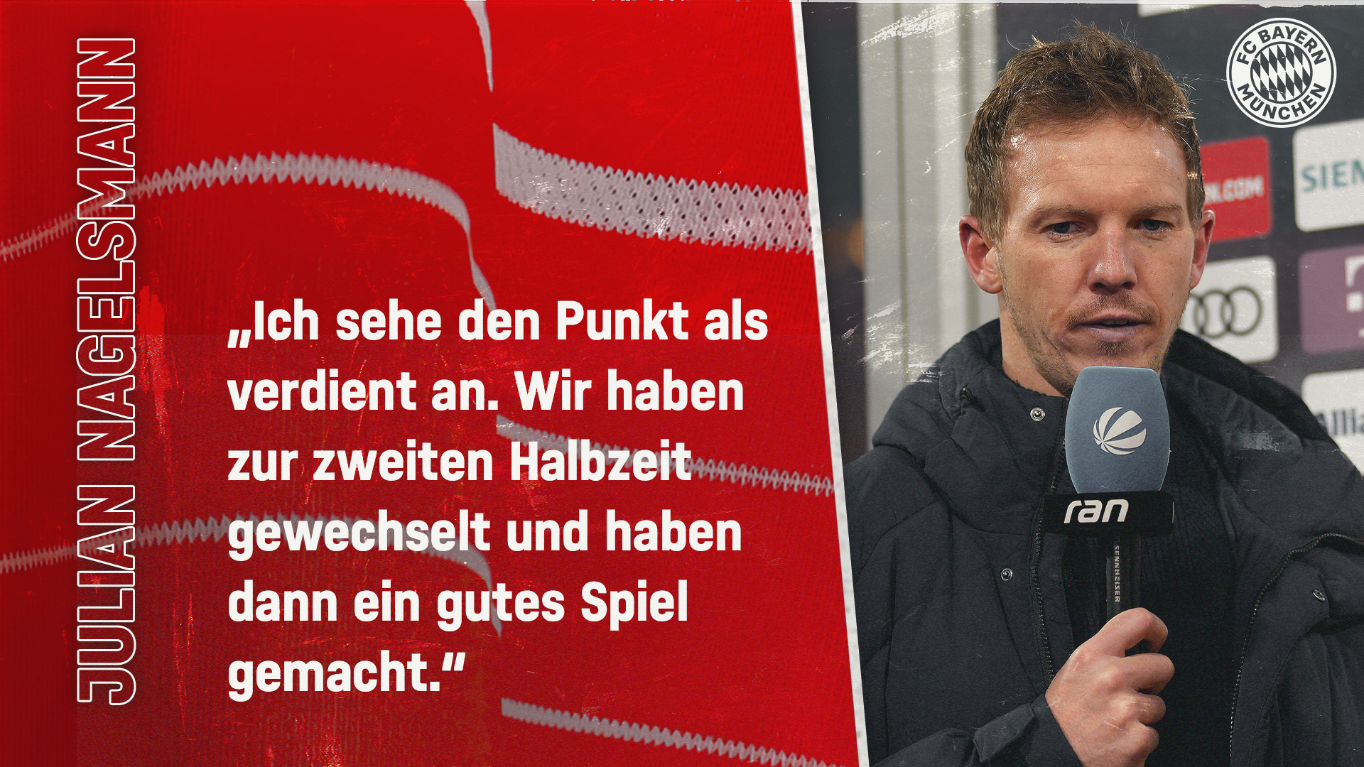 Julian Nagelsmann zum Spiel gegen den 1. FC Köln