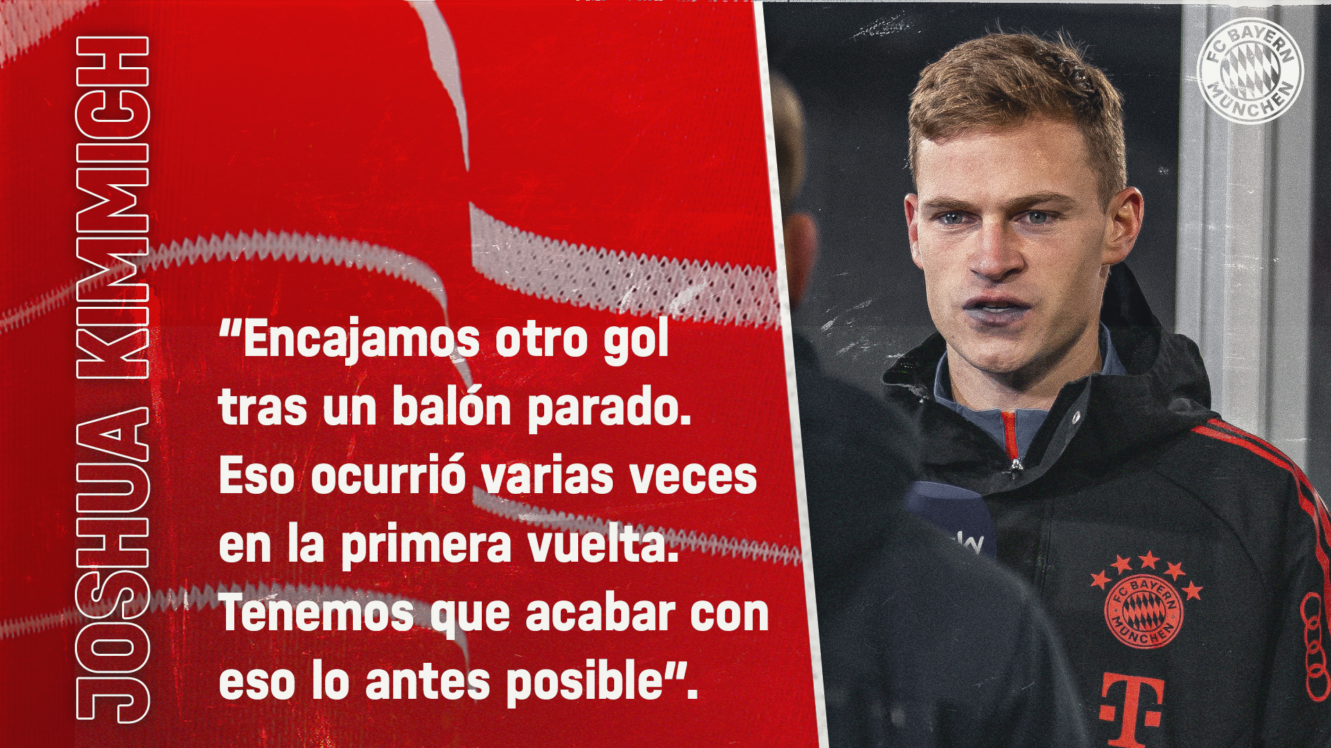 Joshua Kimmich sobre el partido contra el Colonia