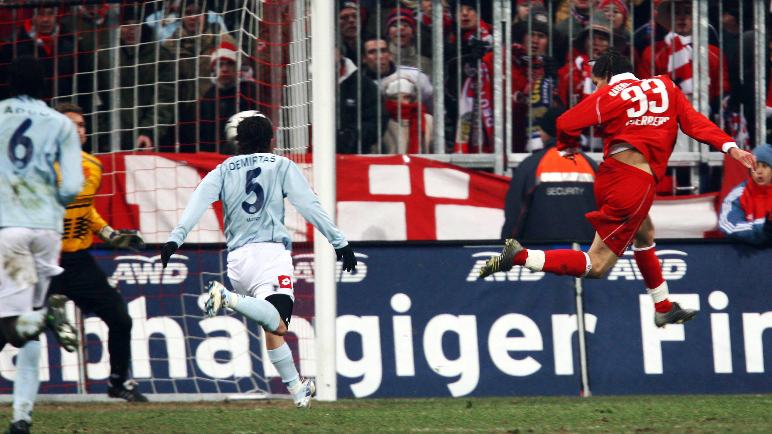 Paolo Guerrero, FC Bayern, DB-Pokal, Mainz 05, 2006