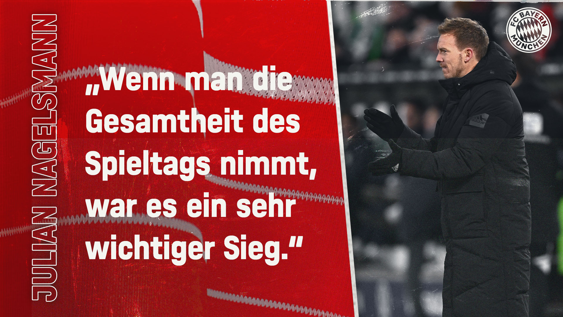 Julian Nagelsmann zum Bundesliga-Spiel beim VfL Wolfsburg