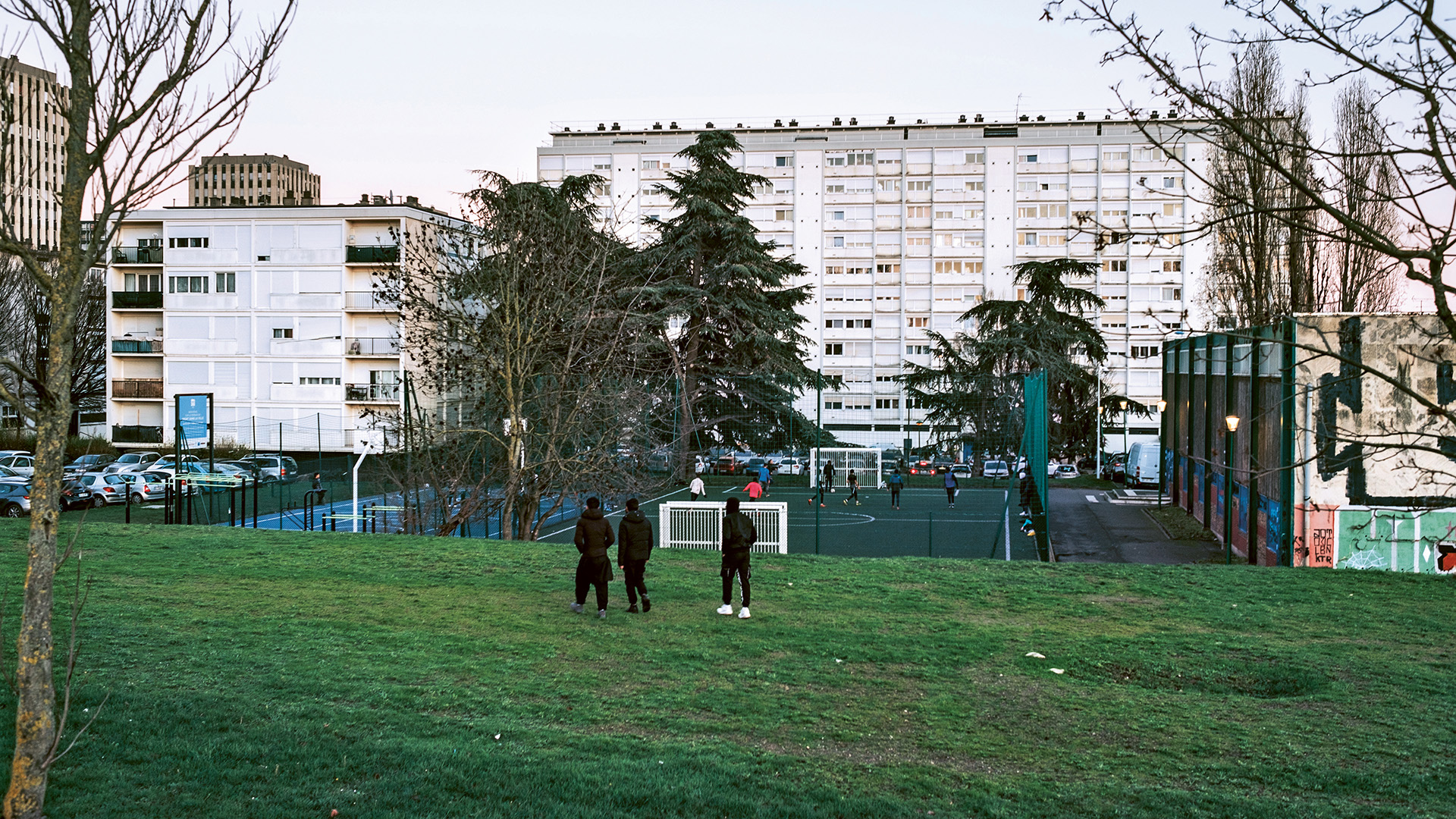 Bolzplatz in Villiers-le-Bel